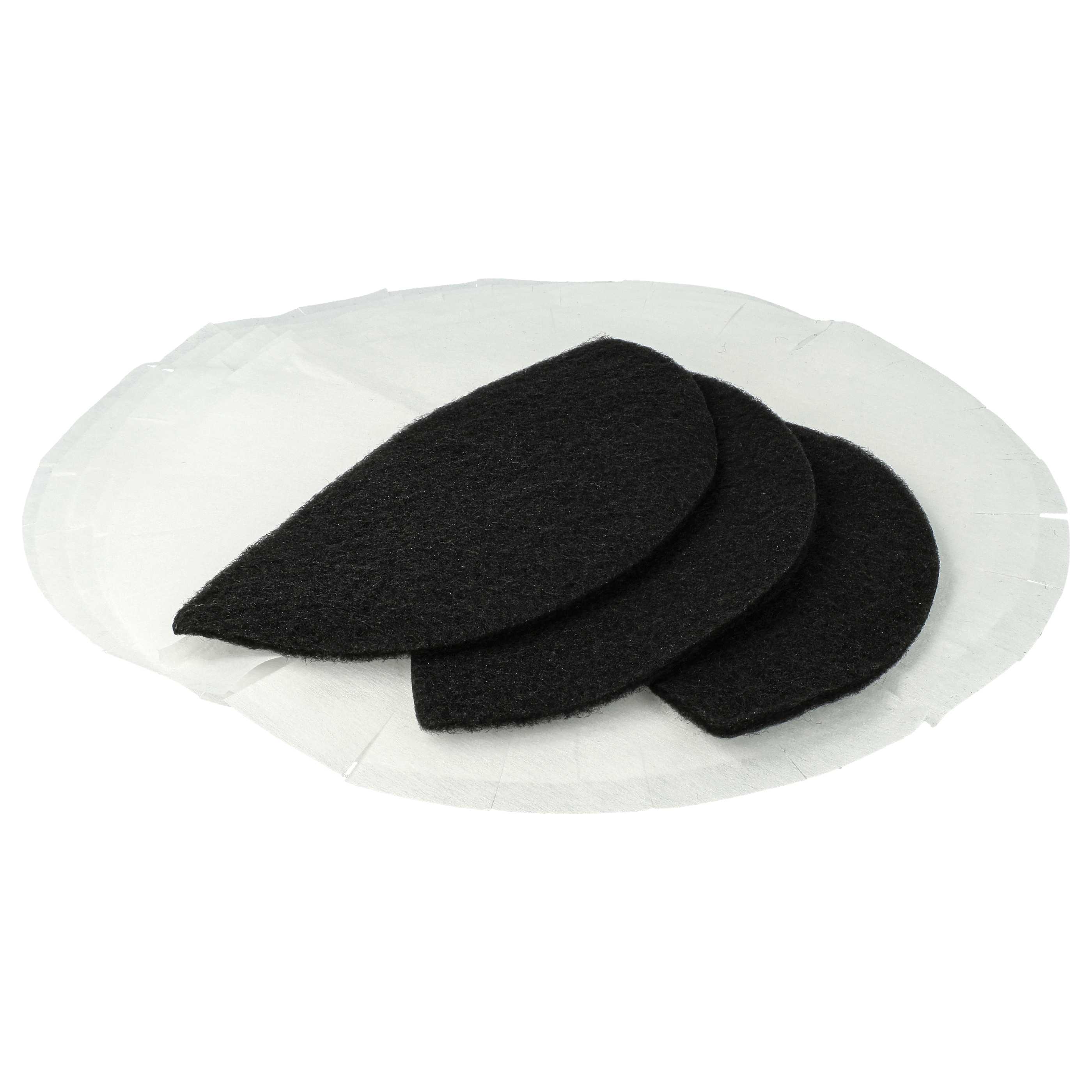 3x filtro ai carboni attivi, 6x filtro di carta sostituisce DeLonghi DL F38