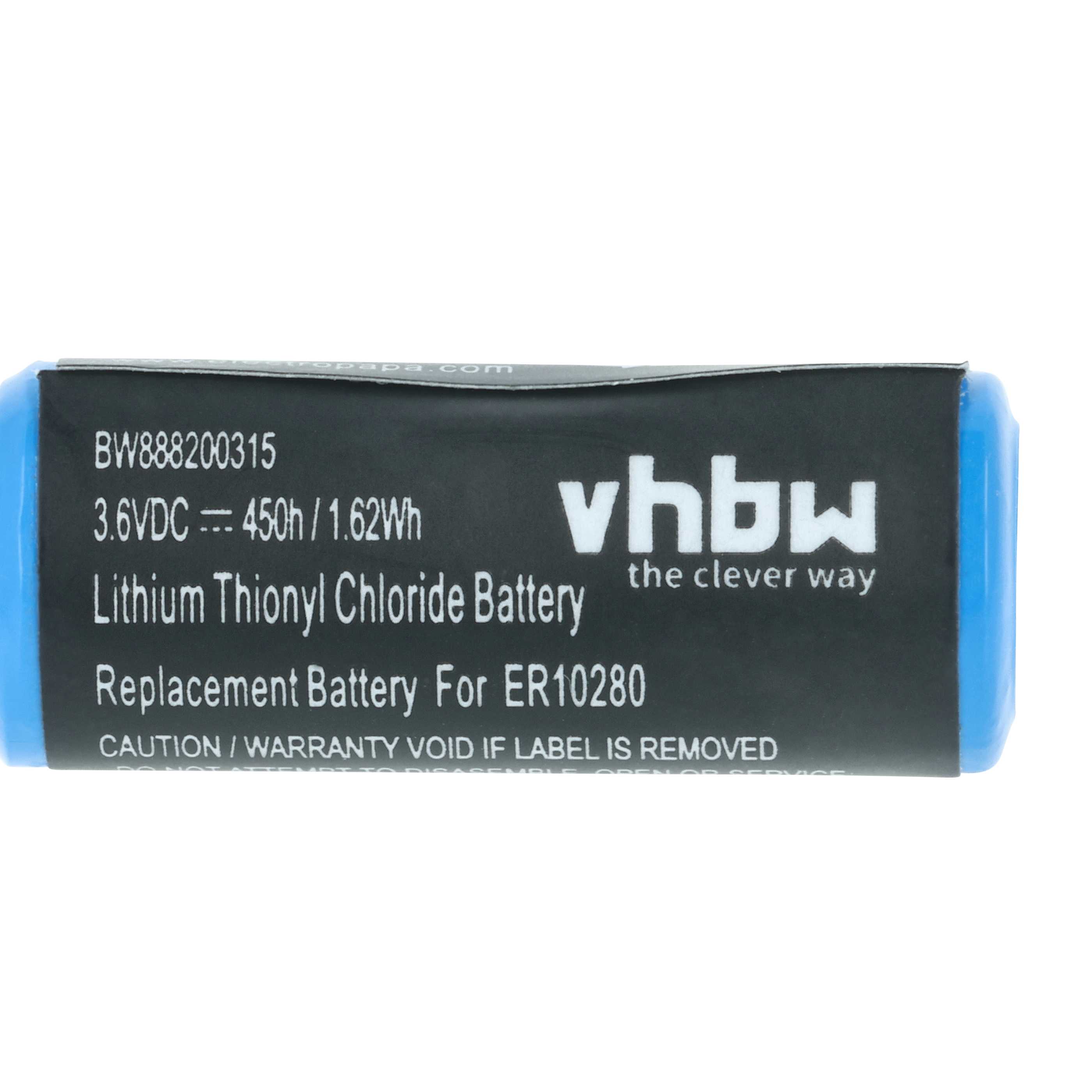 Bateria ER10280 - 450 mAh 3,6 V Li-SOCl2