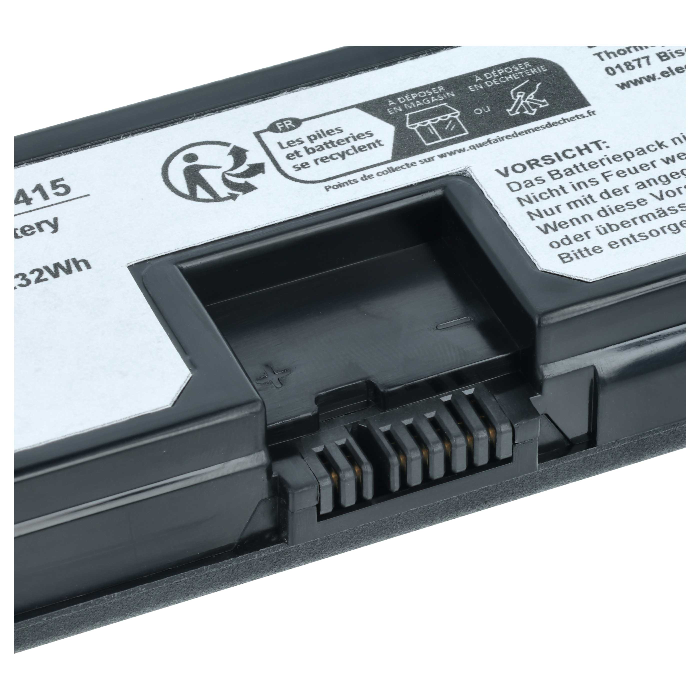 Akumulator do laptopa zamiennik Lenovo 01AV416, 01AV417, 01AV414, 01AV415 - 2050 mAh 15,28 V Li-Ion, czarny