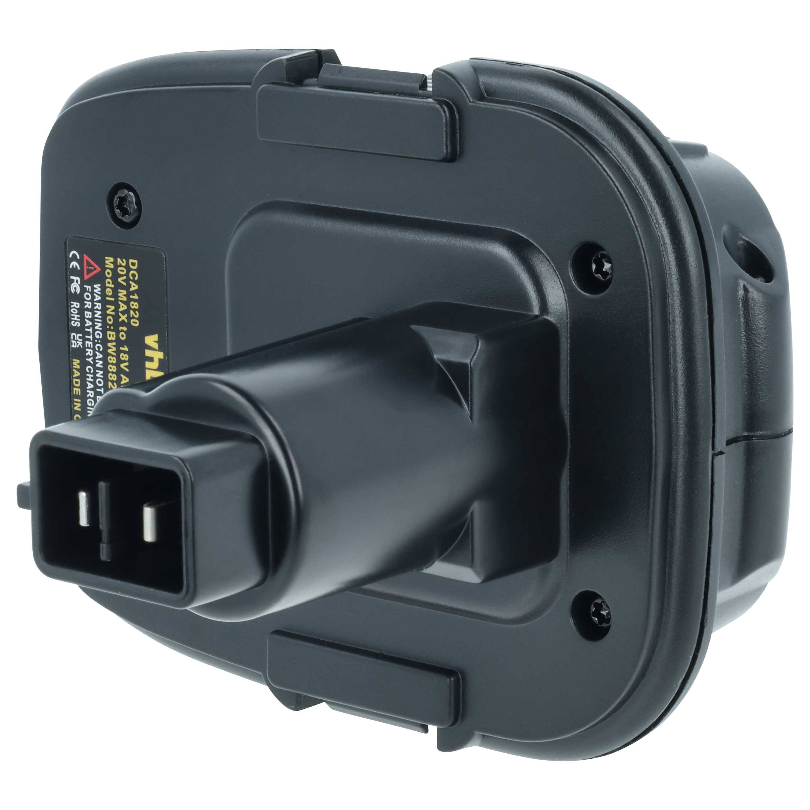 Adaptateur batterie remplace Dewalt DCA1820 pour outil Dewalt (20 V Li-ion vers 18 V)