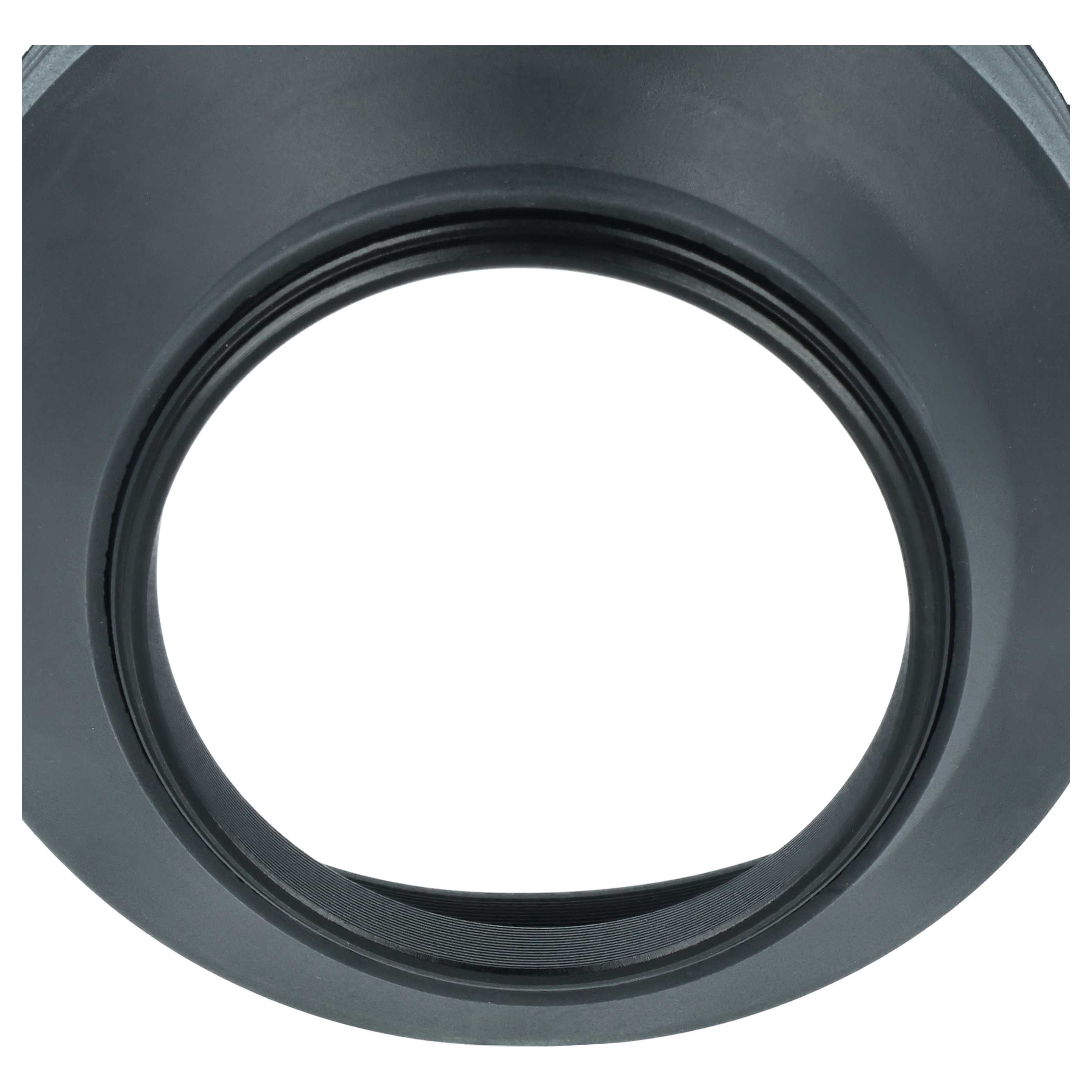 Lens Hood suitable for Lens with 58 mm Diameter, rubber, black