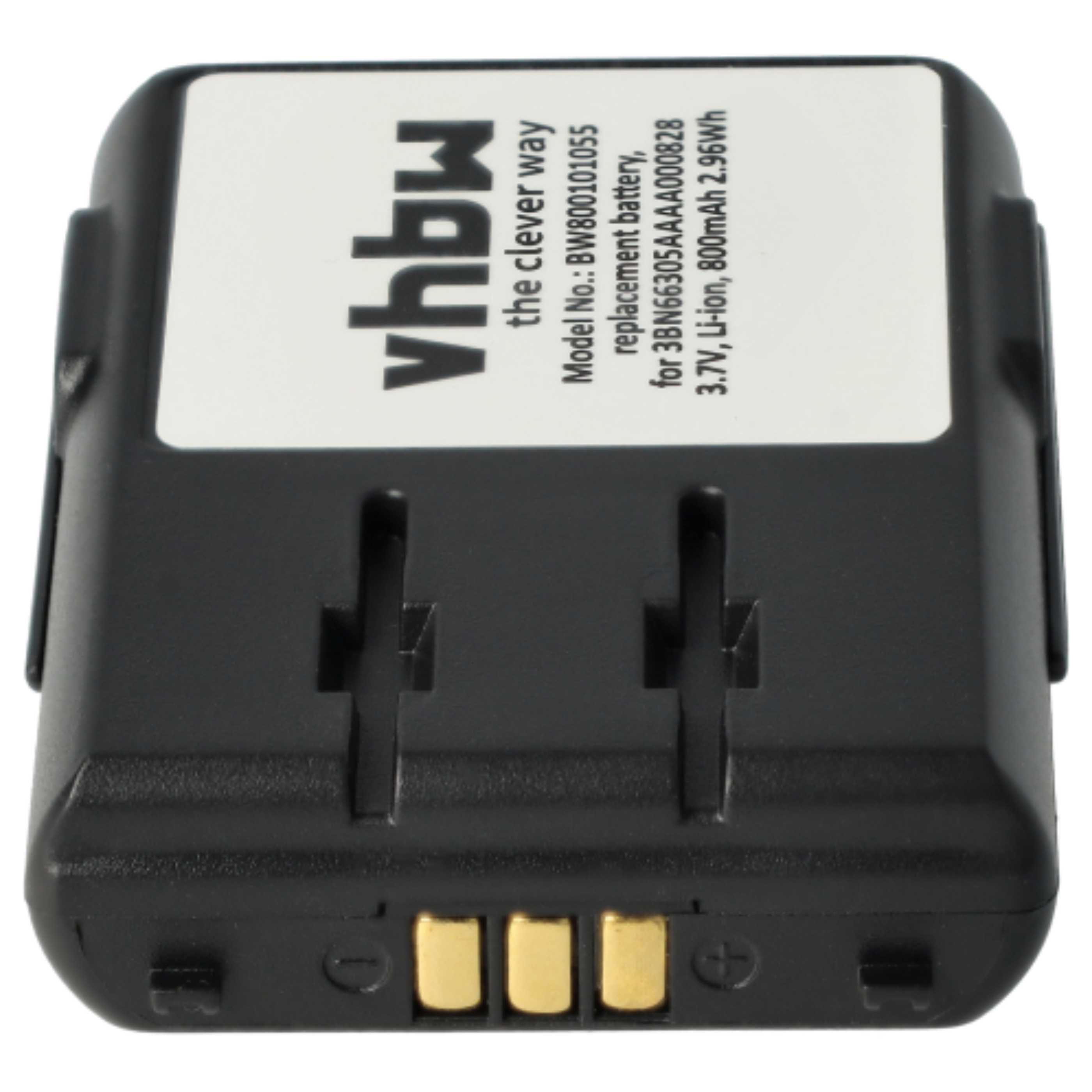 3x Batteries remplace Alcatel 3BN66305AAAA000828 pour téléphone T-Systems - 800mAh 3,7V Li-ion