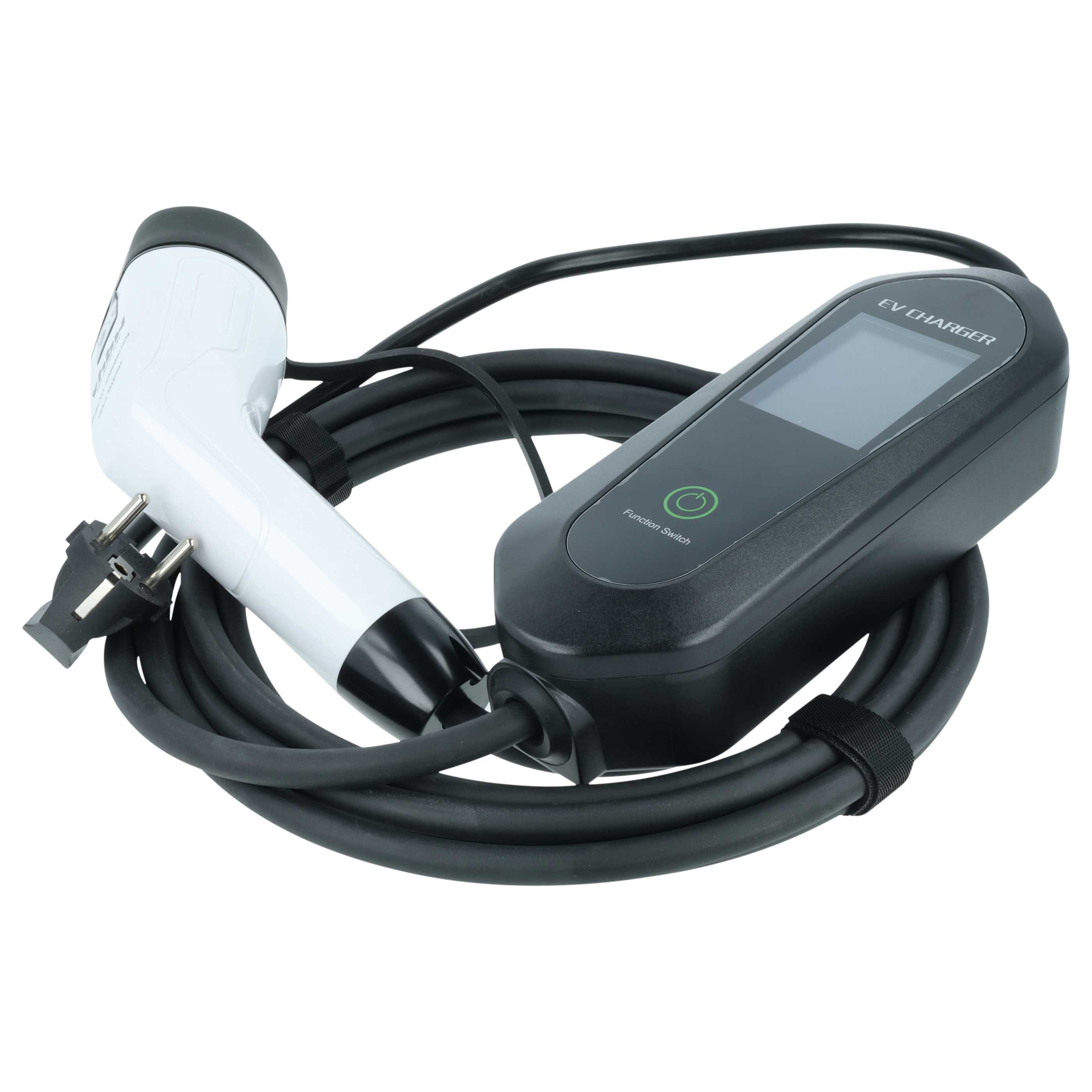 E-Auto Schuko Ladekabel Typ 2 zu Steckdose (230 V) - 16 A 1-phasig, 3,5 kW, 5 m