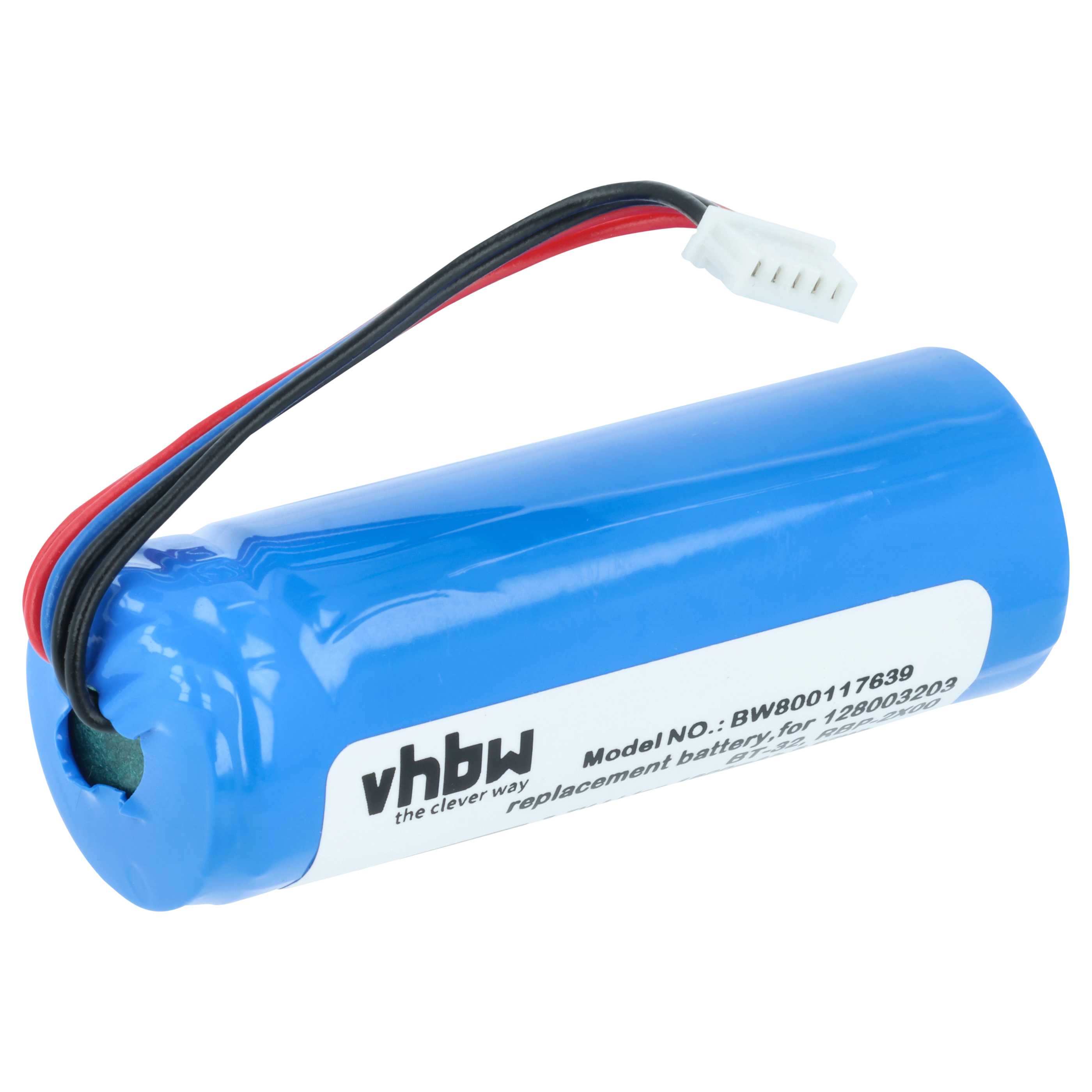 Akku als Ersatz für Datalogic BT-32, 128003203, RBP-2X00 für Datalogic Barcodescanner - 1600mAh 3,7V Li-Ion