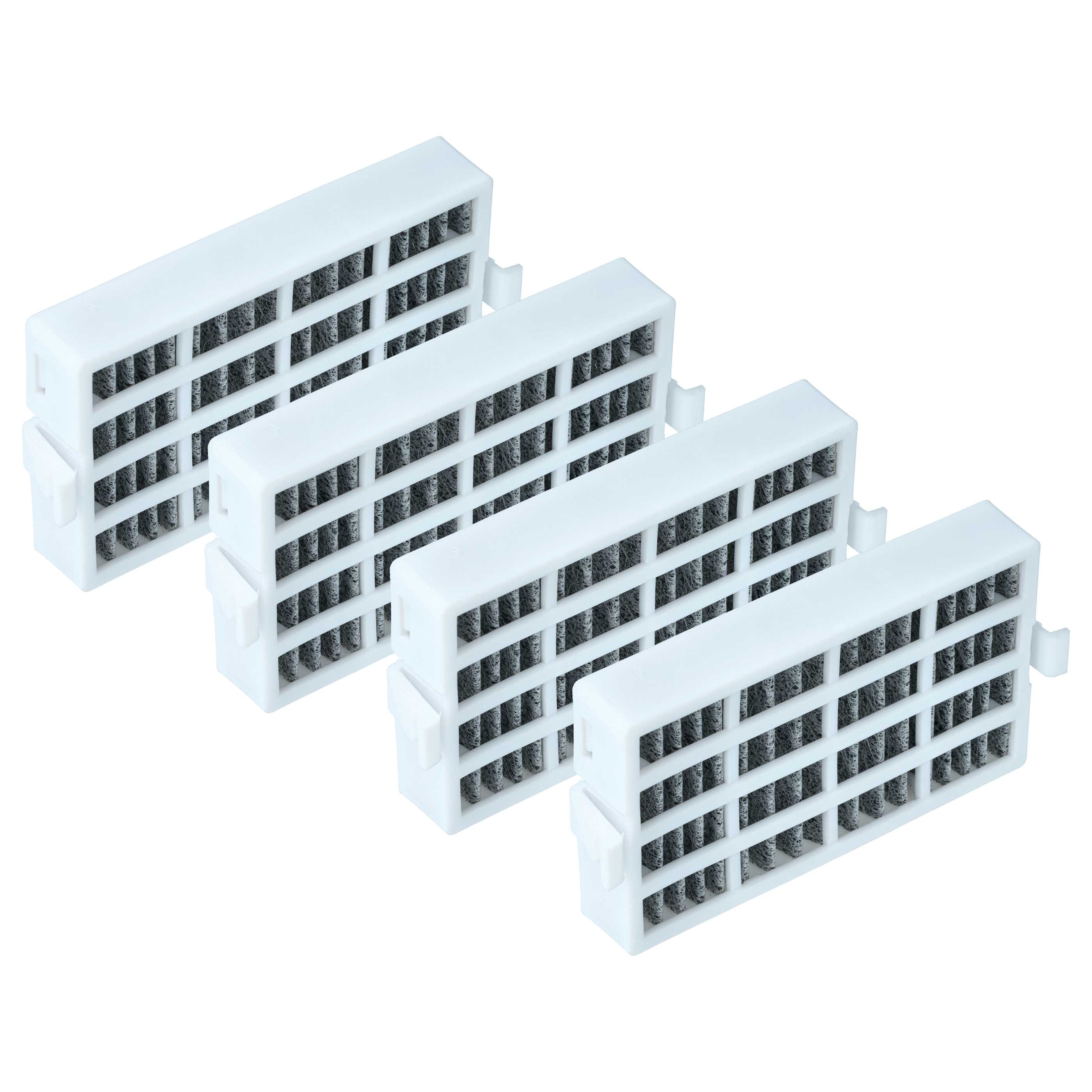 4x Hygienefilter als Ersatz für Bauknecht HYG002, 481248048173, HYG001, 48800062 für Whirlpool Kühlschrank