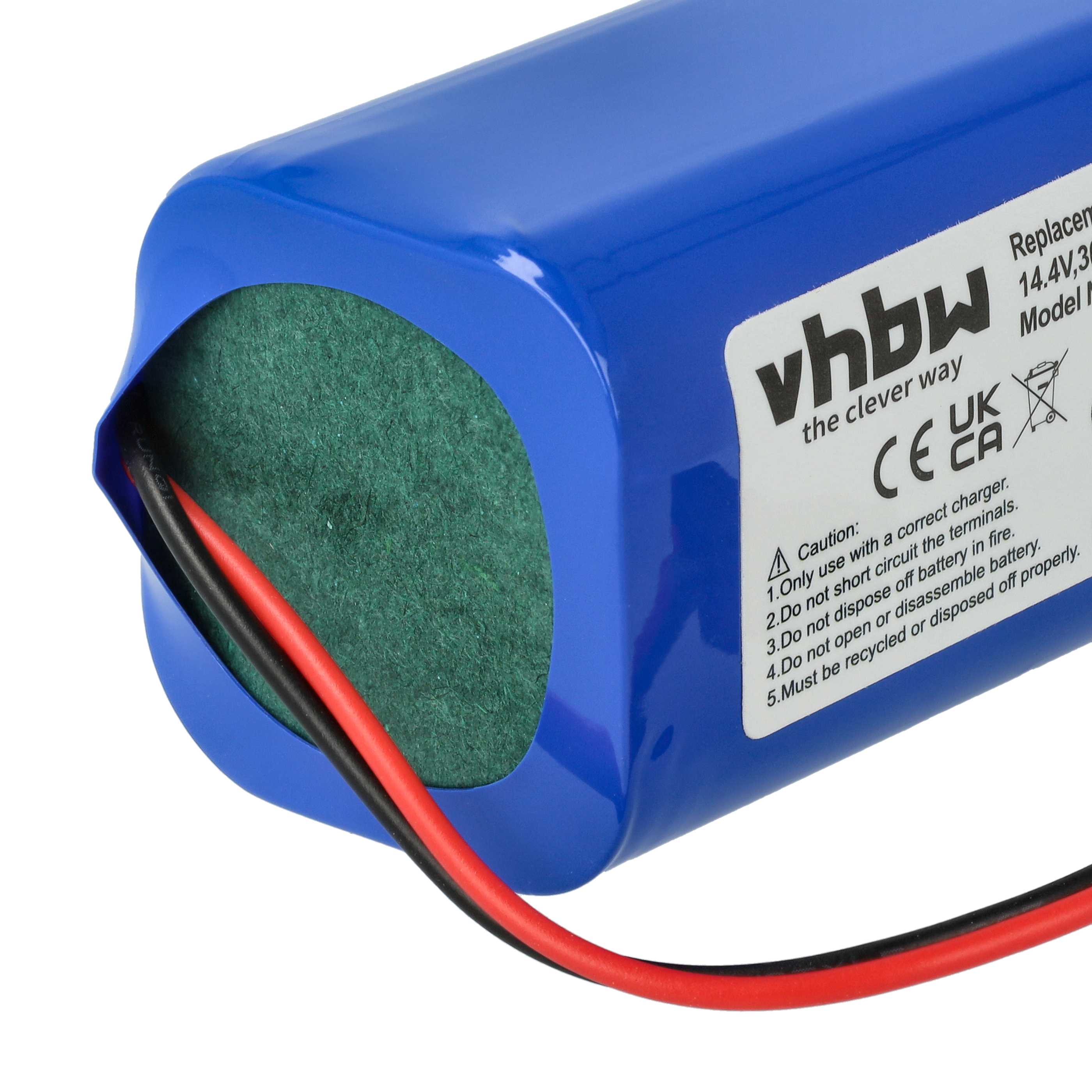 Battery replaces Eufy T2996011, U092-INR-MH1-4S1P for Eufy etc. 3000mAh, 14.4V, Li-Ion