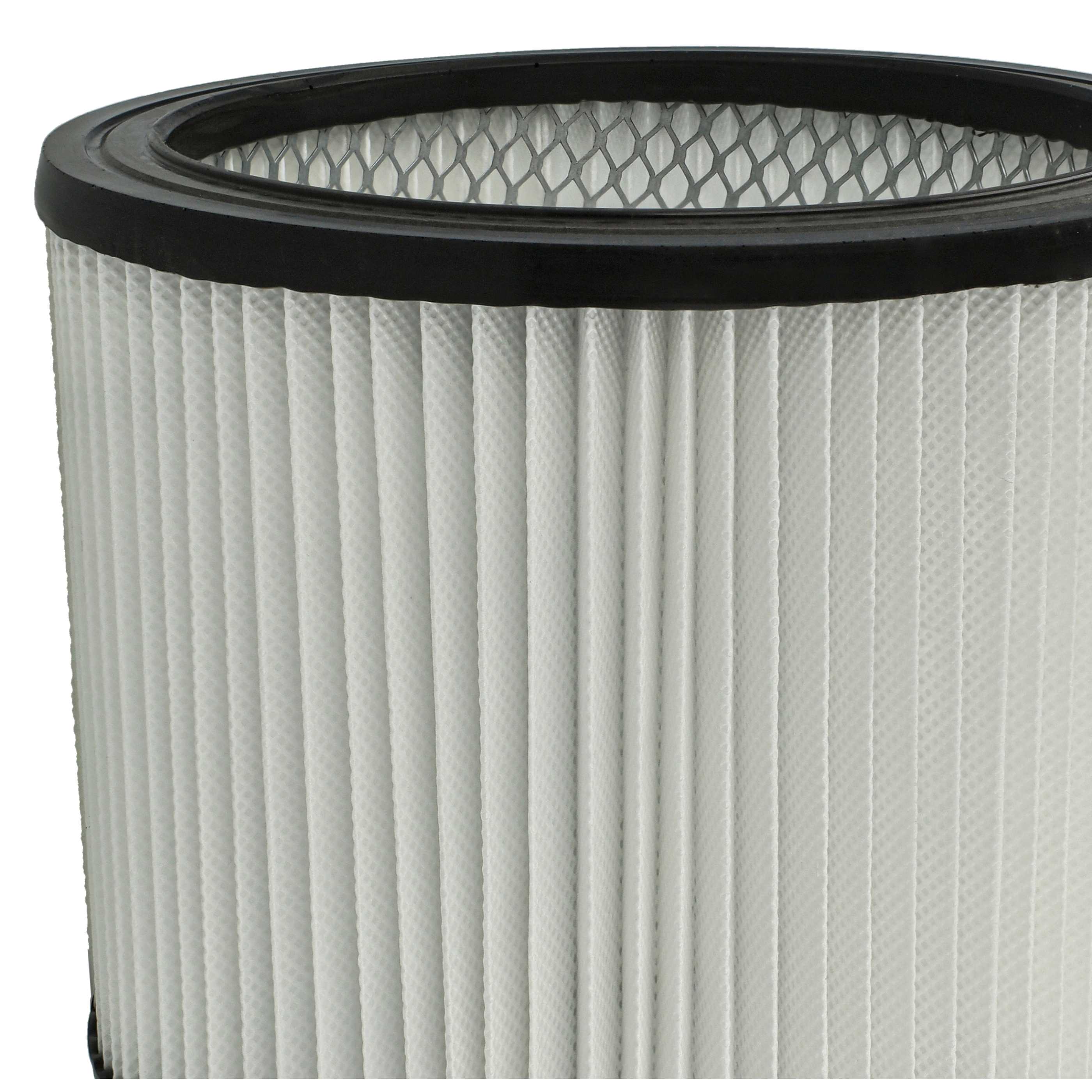 2x Filtercartridge filter / round filter replaces Masko 13297 for Masko Vacuum Cleaner, black / white