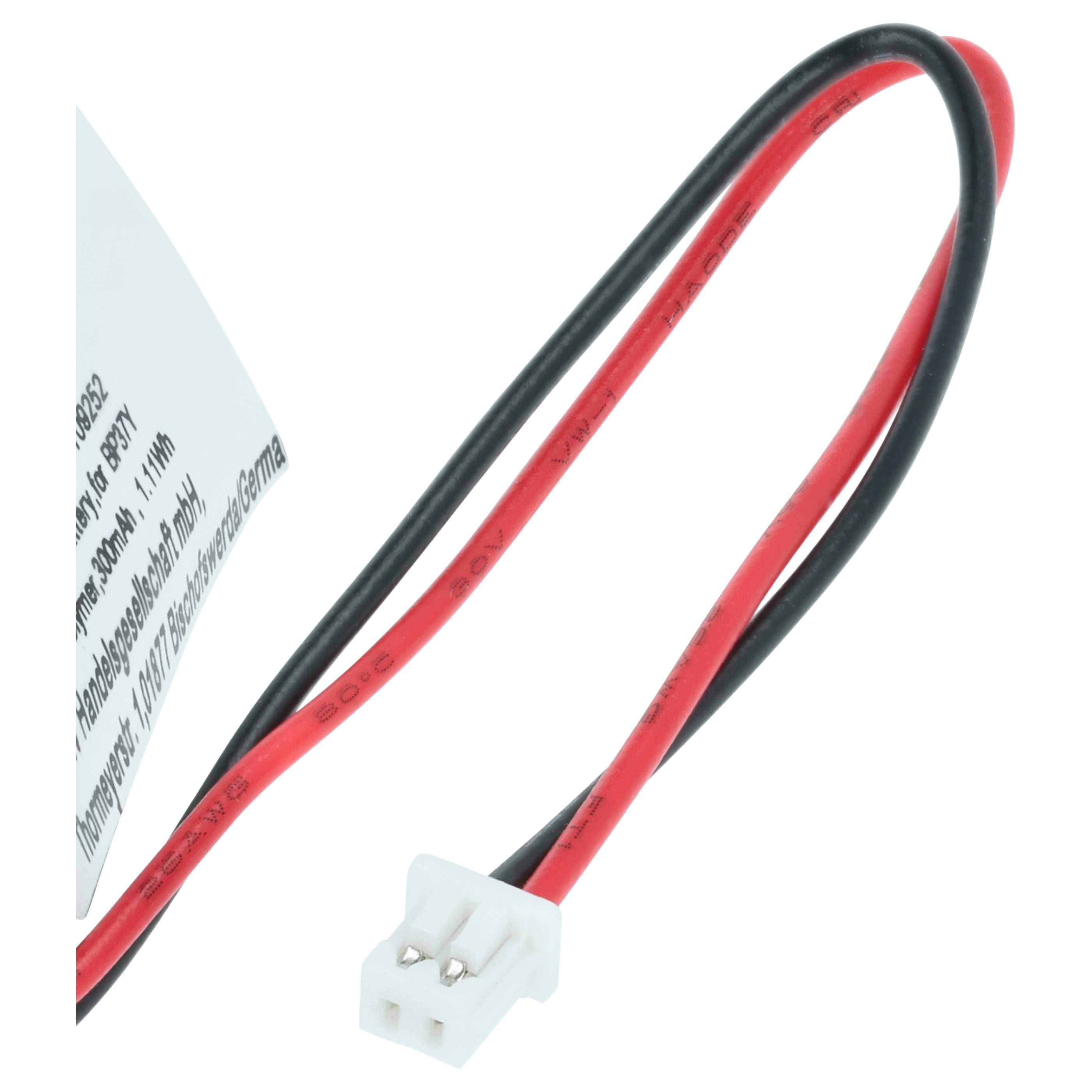 Dog Trainer Battery replaces BP37Y - 300 mAh 3.7 V Li-polymer