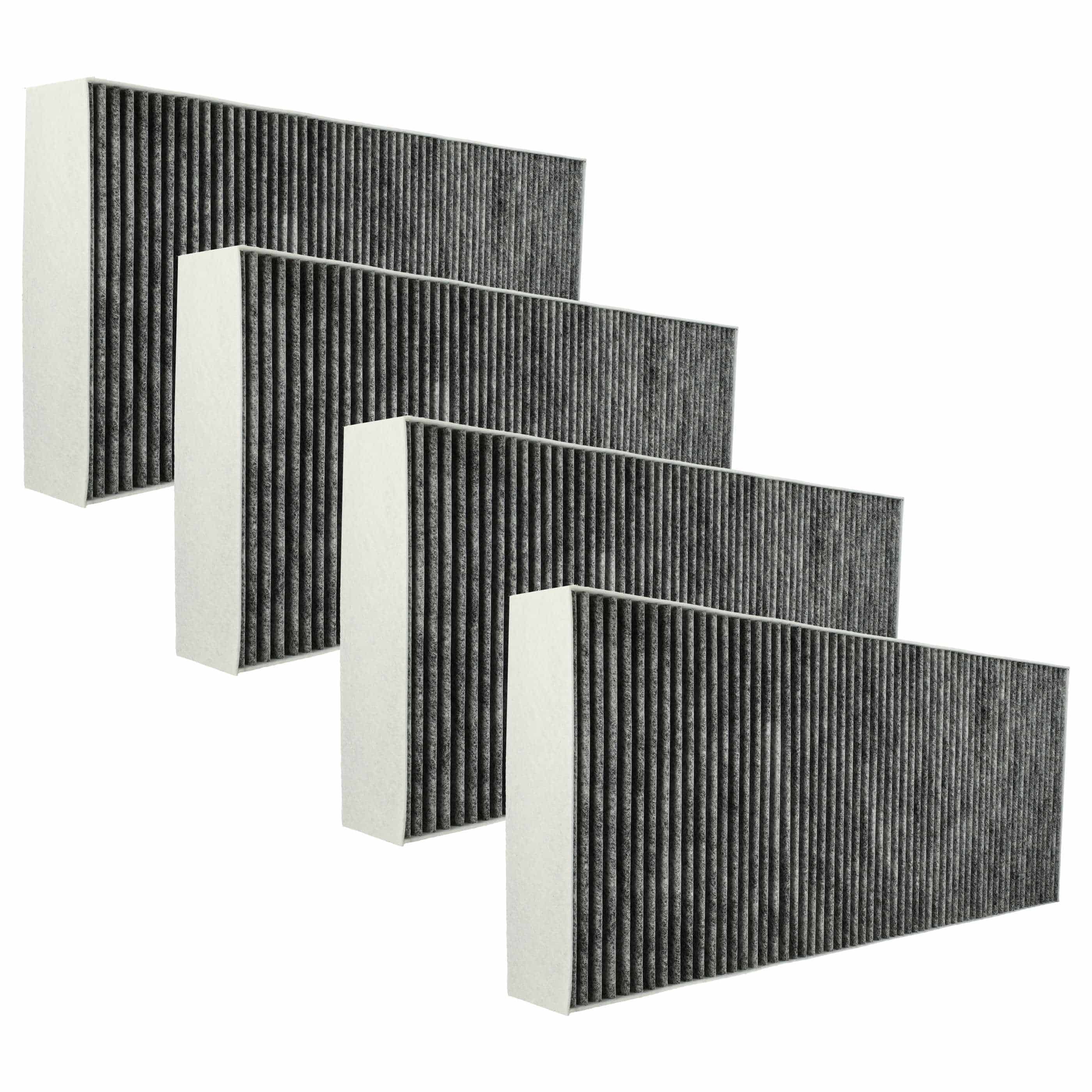 4x Filtres à charbon actif remplace Bosch 9001171882, DWZ1IX1B6, AS-AZKF3900, 17004082 pour hotte Bosch