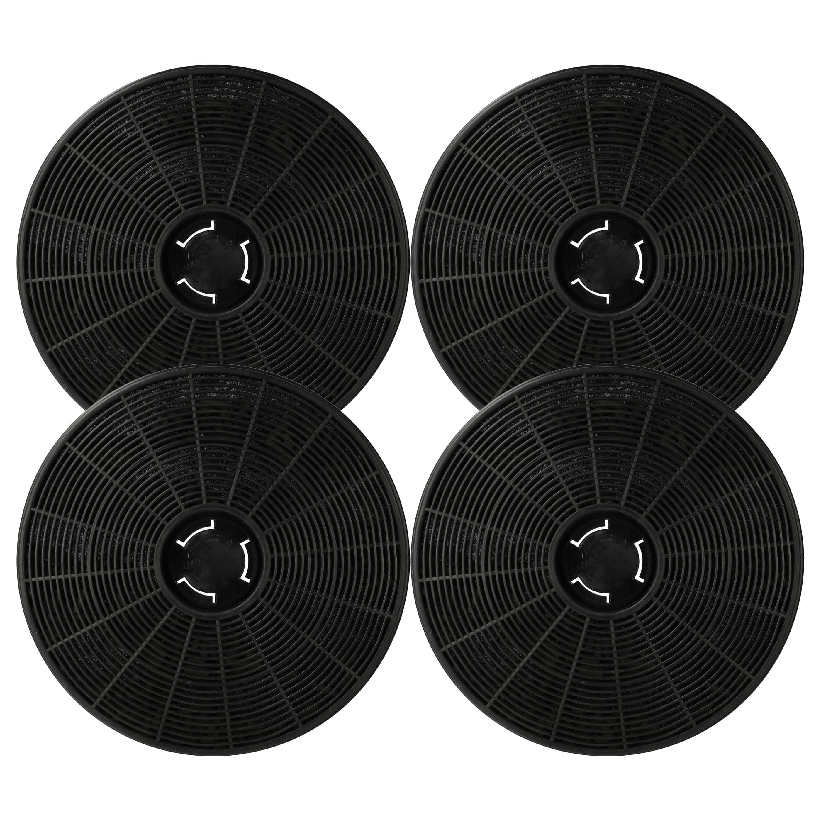 4x Filtres à charbon actif remplace Klarstein 10035386 pour hotte Respekta