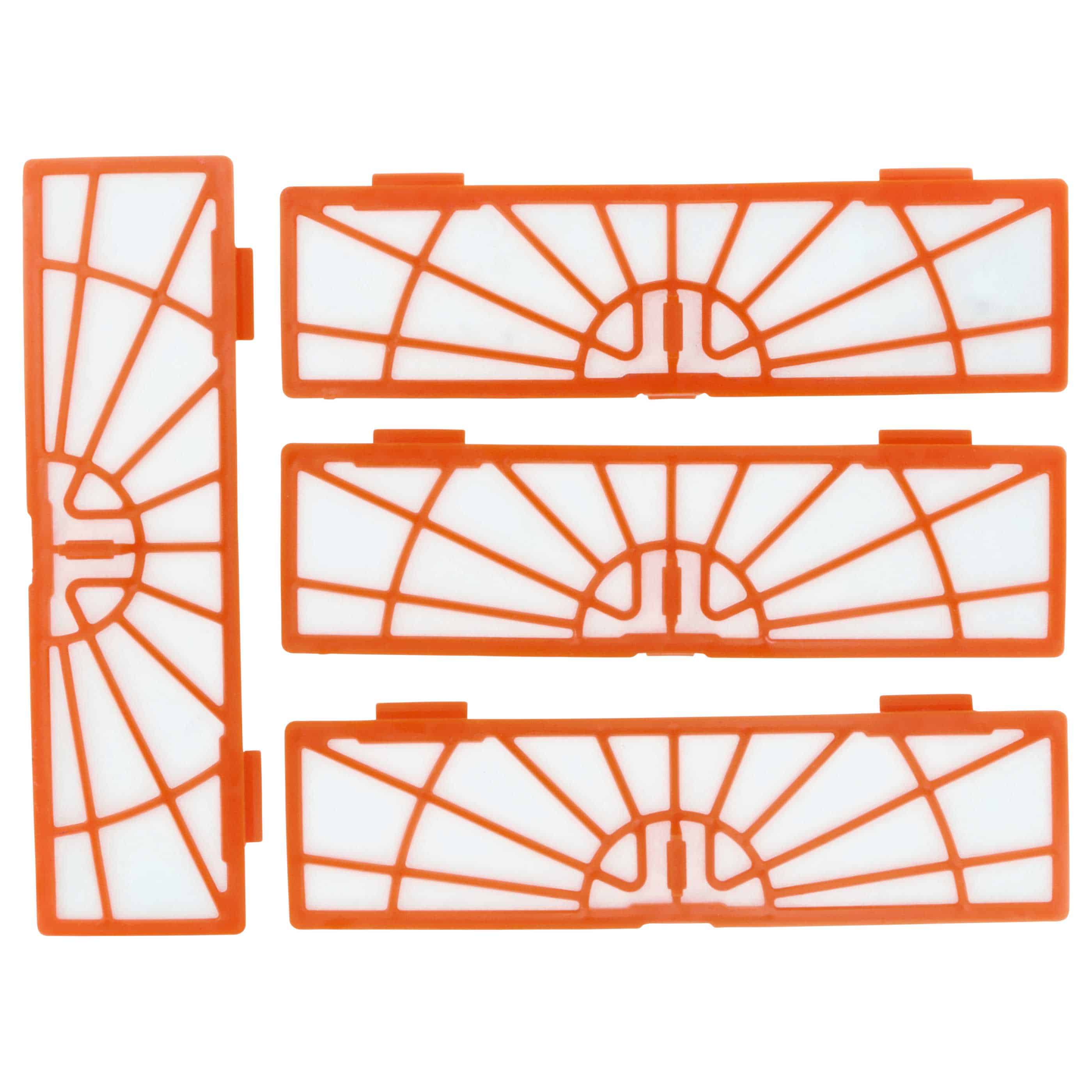 4x Filtres pour aspirateur robot Neato Botvac Connected, D3, D5 - Lot de filtres à poussières