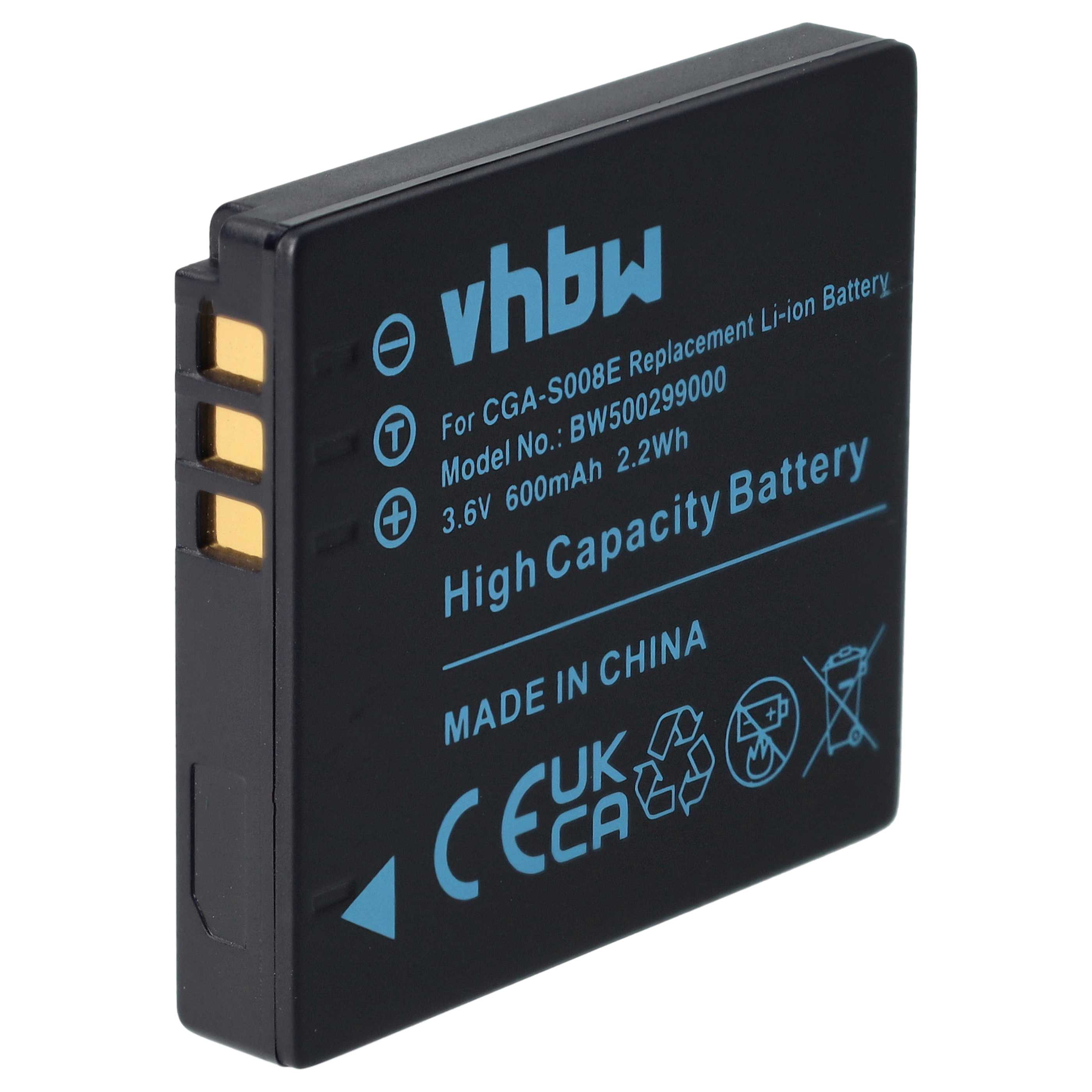 Akumulator do aparatu cyfrowego zamiennik Leica BP-DC6 - 600 mAh 3,6 V Li-Ion