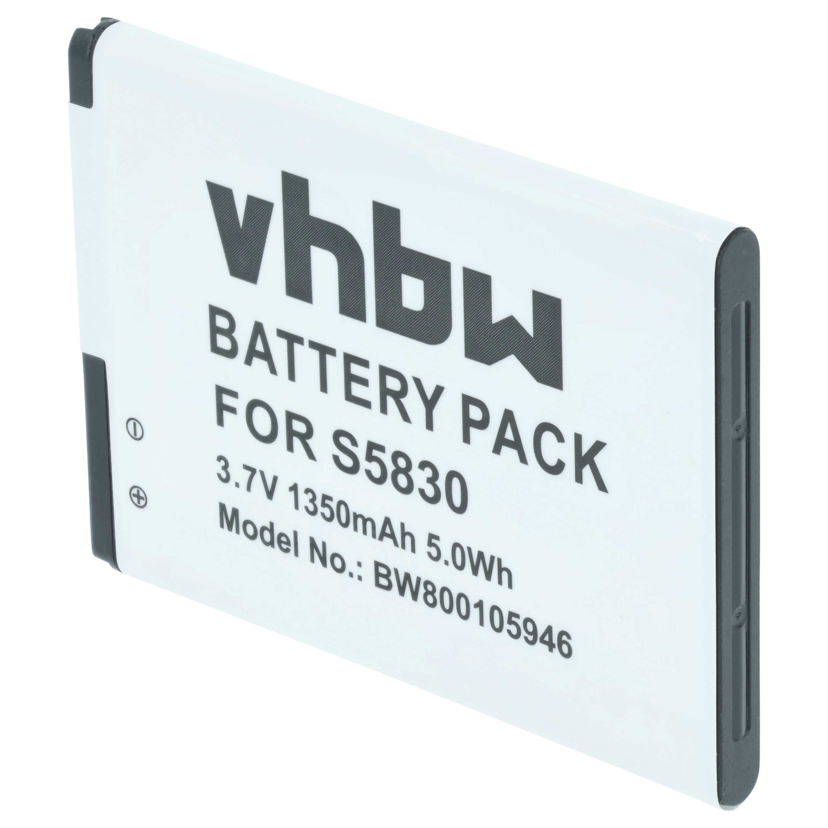 Mobile Phone Battery replaces Samsung EB494358VU - 1350 mAh 3.7 V Li-Ion