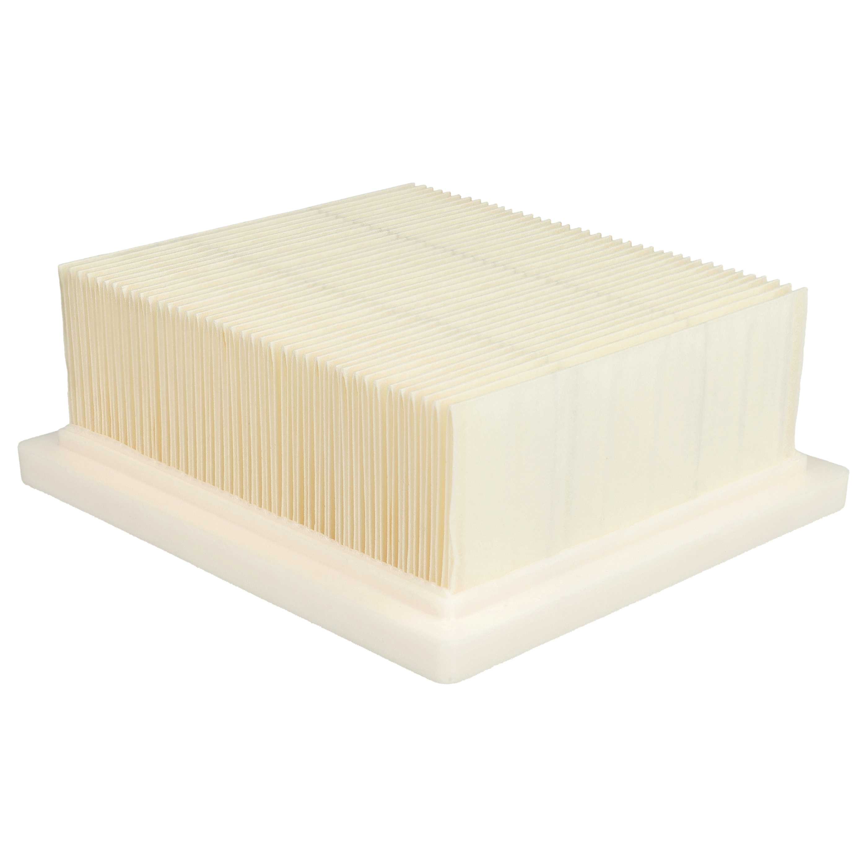 3x flat pleated filter replaces Hilti VC 5, VC 75-1, 2192229 for Würth Vacuum Cleaner