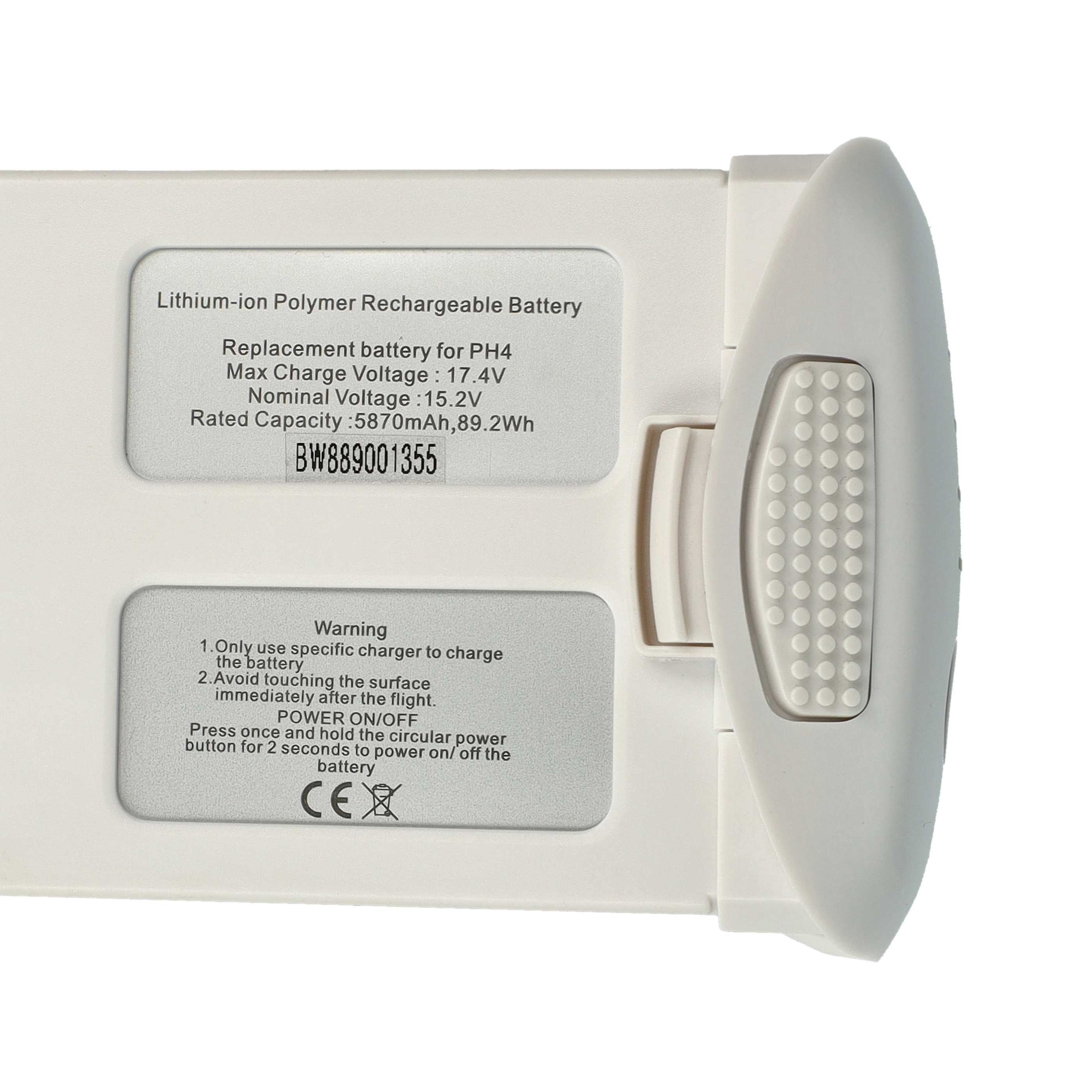 2x Batteries remplace DJI CP.PT.00000033.01, CP.PT.000601 pour drone DJI- 5870mAh 15,2V Li-polymère