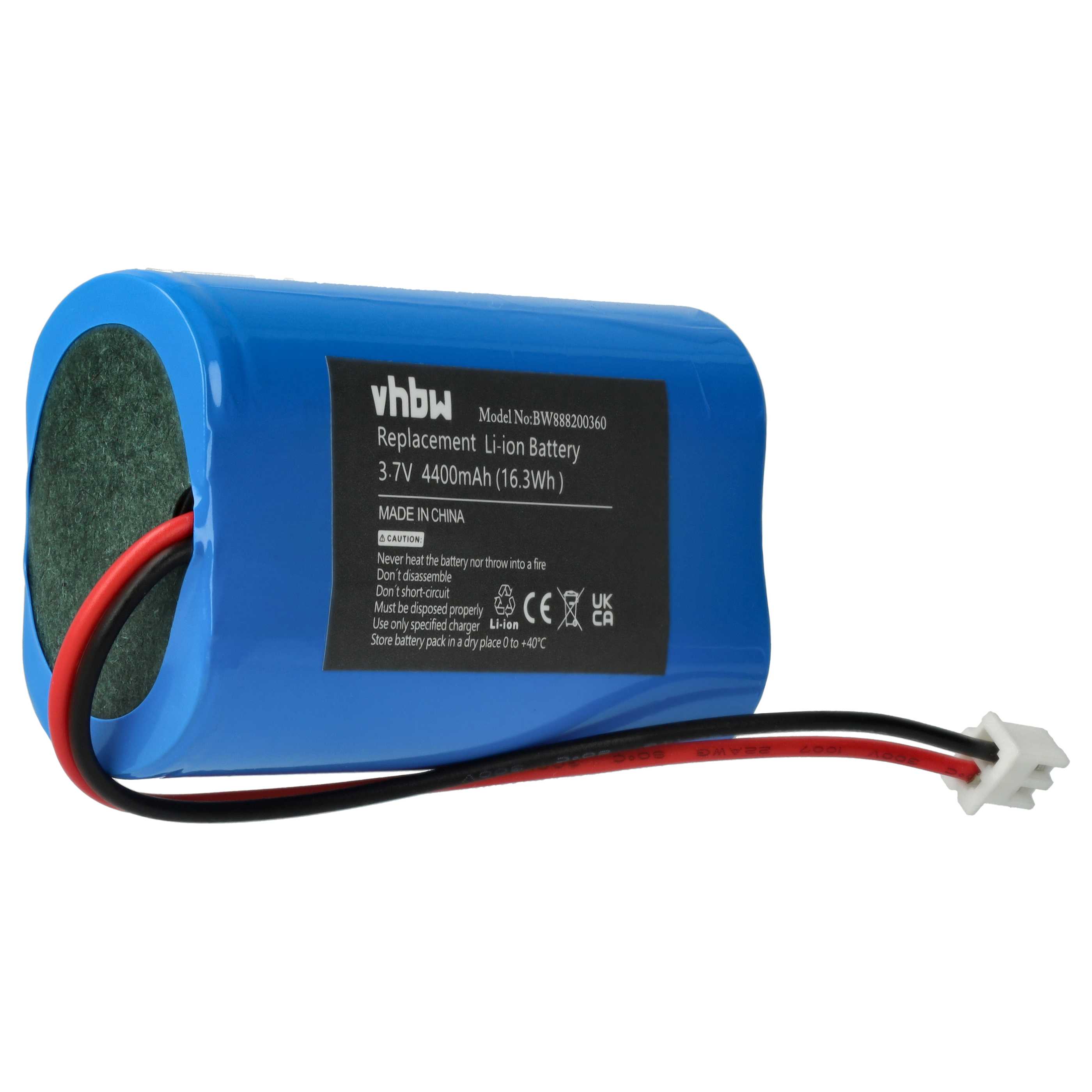 Batterie remplace Sigor 4508401 pour lampe sans fil - 4400mAh 3,7V Li-ion