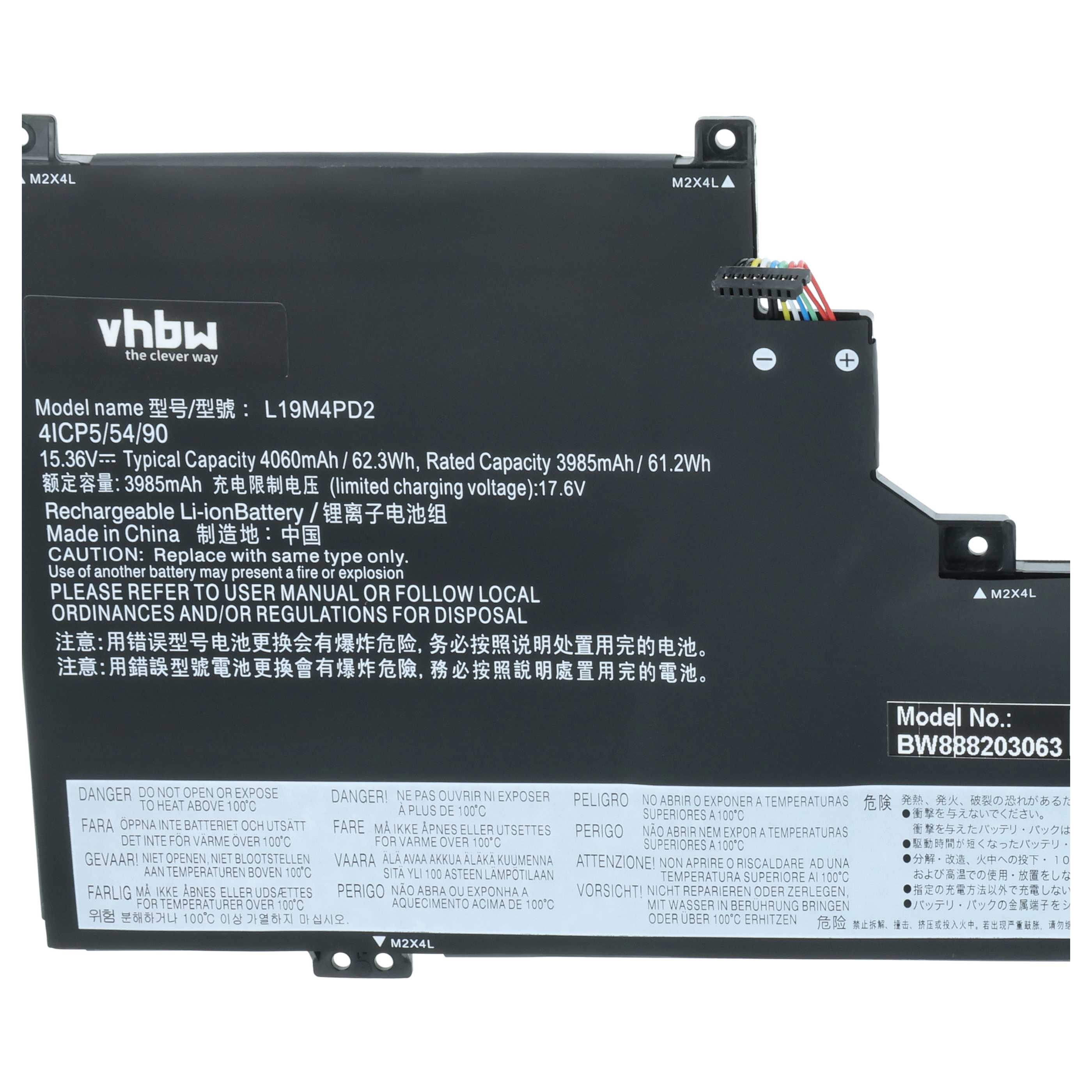 Akumulator do laptopa zamiennik Lenovo 5B10U97773, 5B10U97772, 5B10W67424, 5B10W67253 - 3950 mAh 15,36 V LiPo