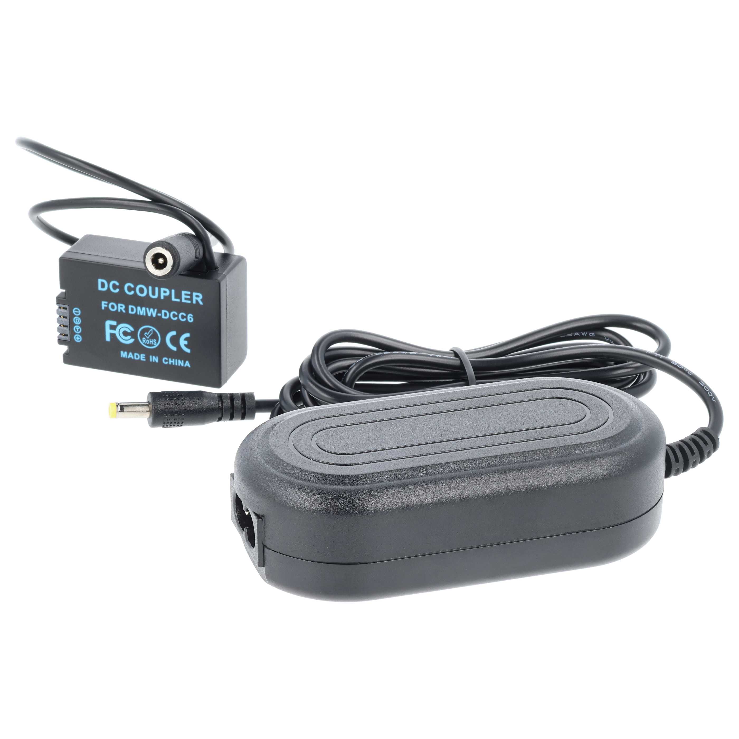 Power Supply replaces DMW-AC8EG DMW-AC8 for Leica Camera + DC Coupler as Panasonic - 2 m, 8.4 V 2.0 A