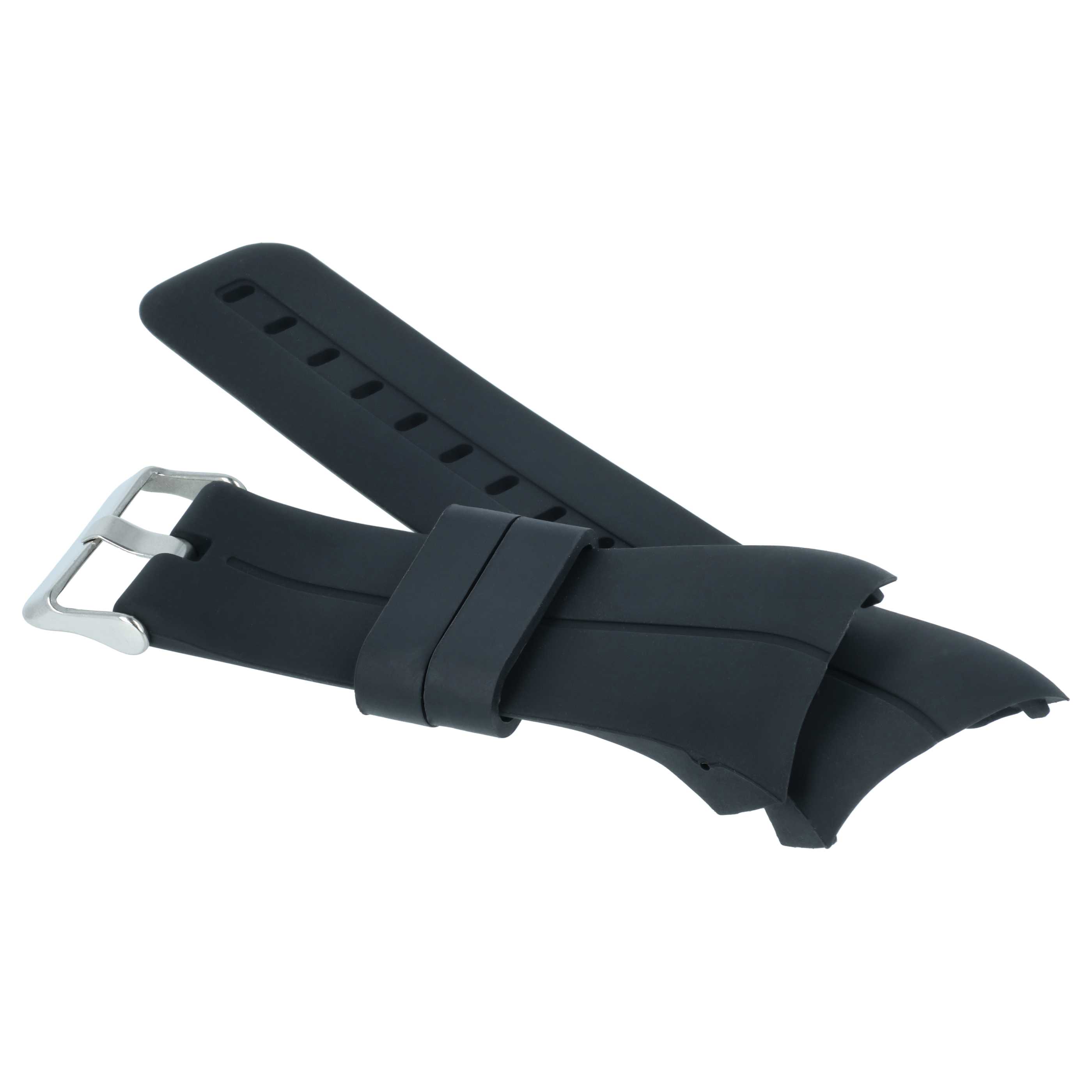 wristband for Polar Smartwatch - 9.0cm + 12.2 cm long, 33mm wide, black