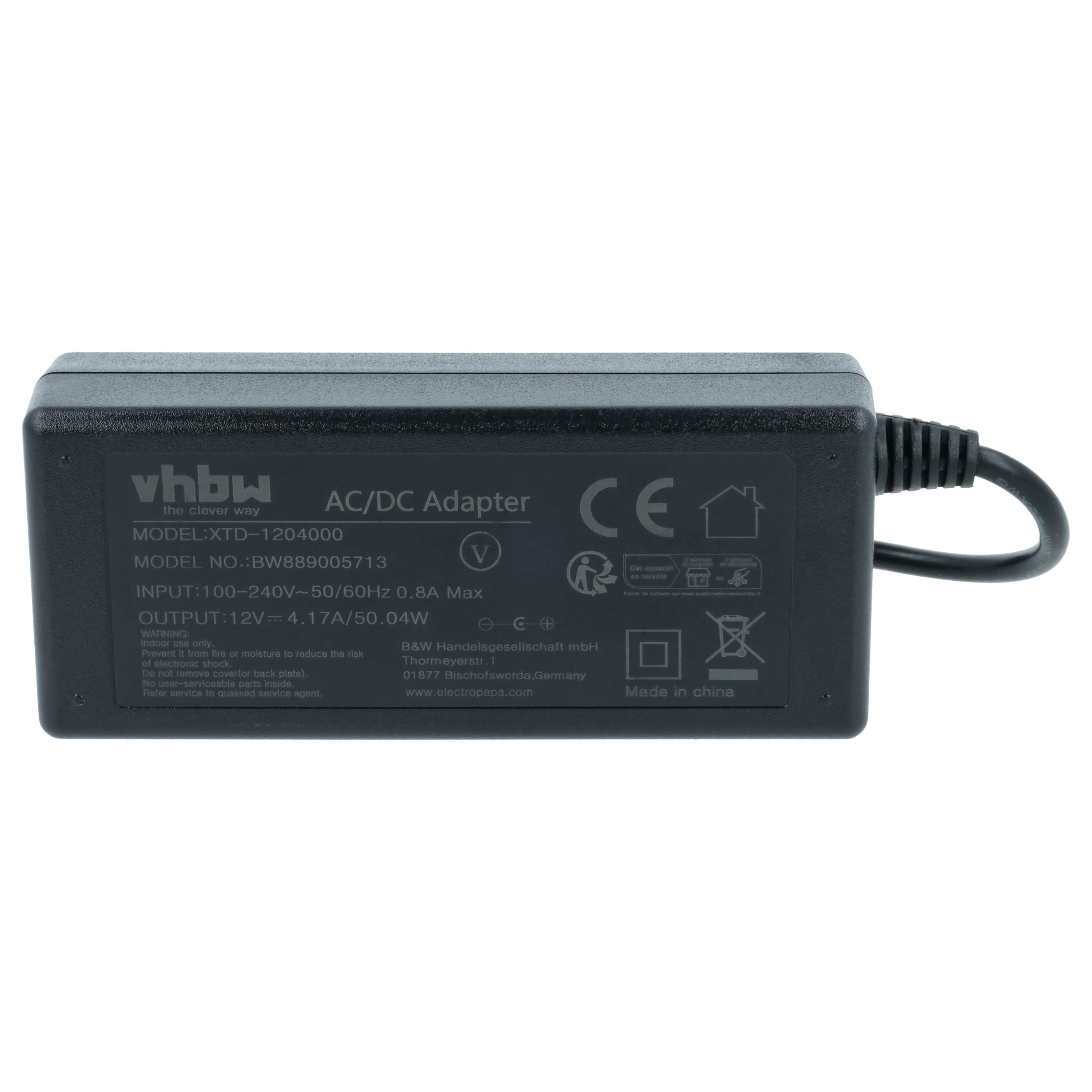 Mains Power Adapter replaces Peloton ATS050T-P121 for Peloton Fitness Equipment, Home Trainer - 13 cm