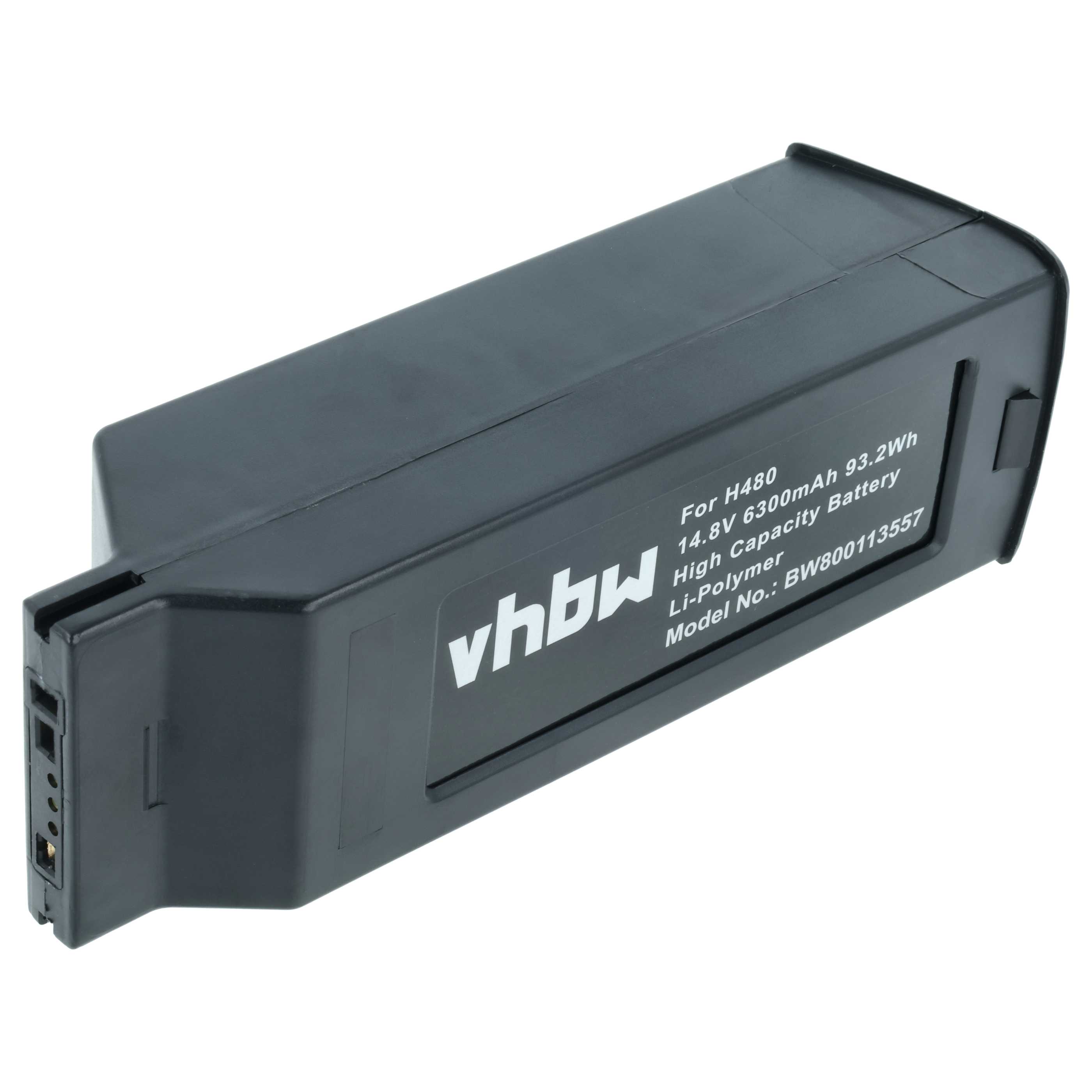 Batteria per drone quadri e multicottero sostituisce Yuneec YUNH105, YUNTYH105 - 6300mAh 14,8V Li-Poly