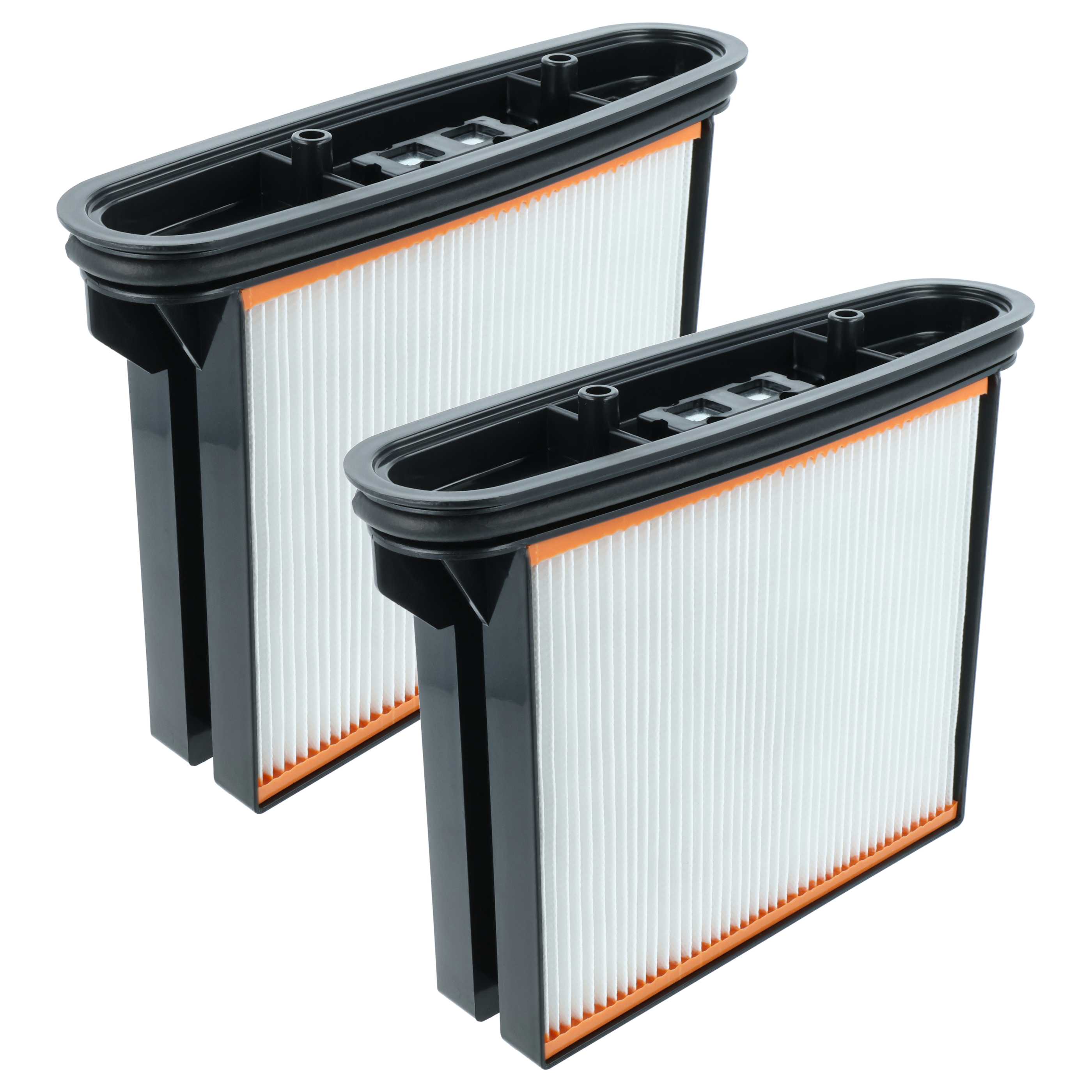 2x flat pleated filter replaces Bosch 1609203C34 for Bosch Vacuum Cleaner