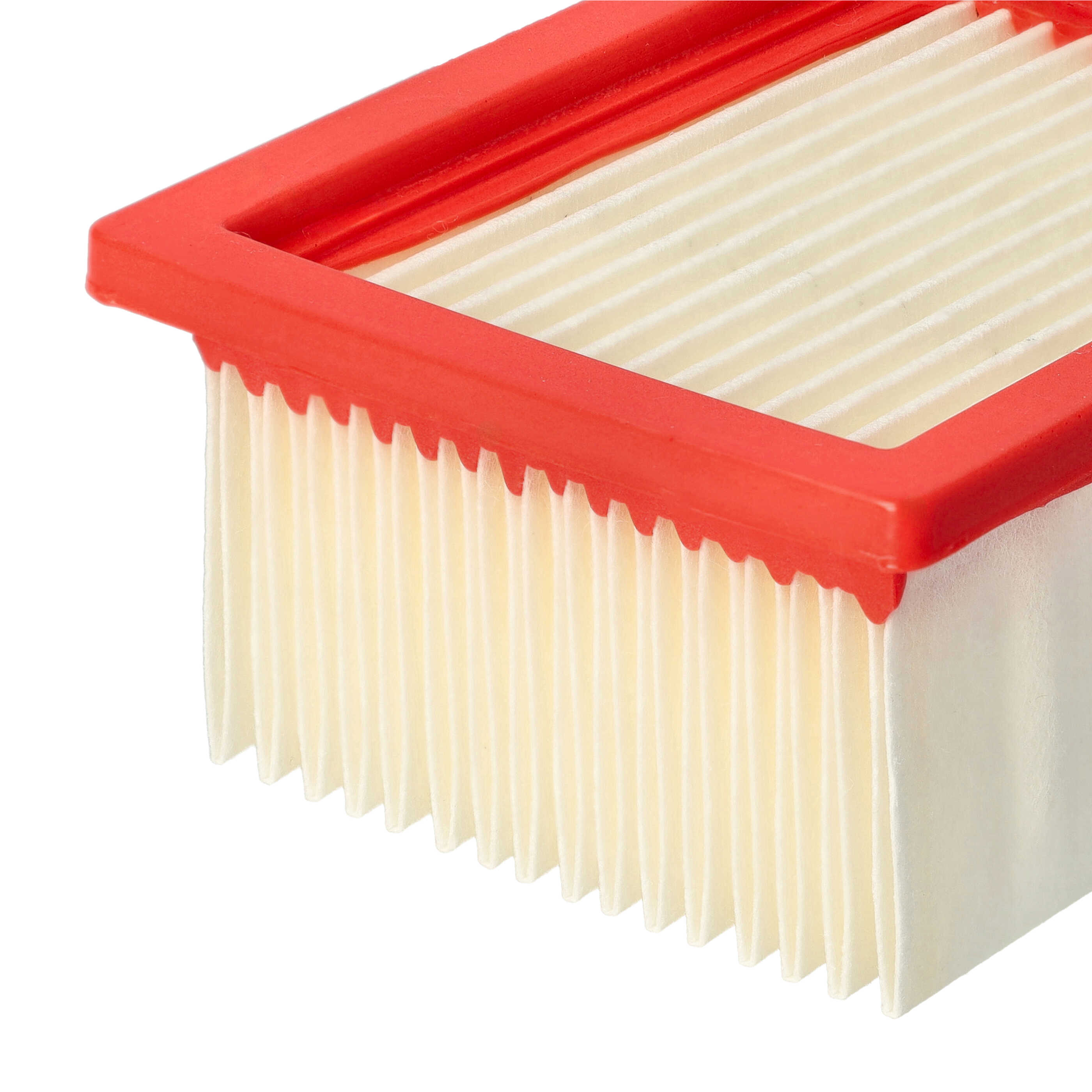 Filtro sostituisce Metabo 623768000 per aspirapolvere - Filtro di ricambio, bianco / rosso