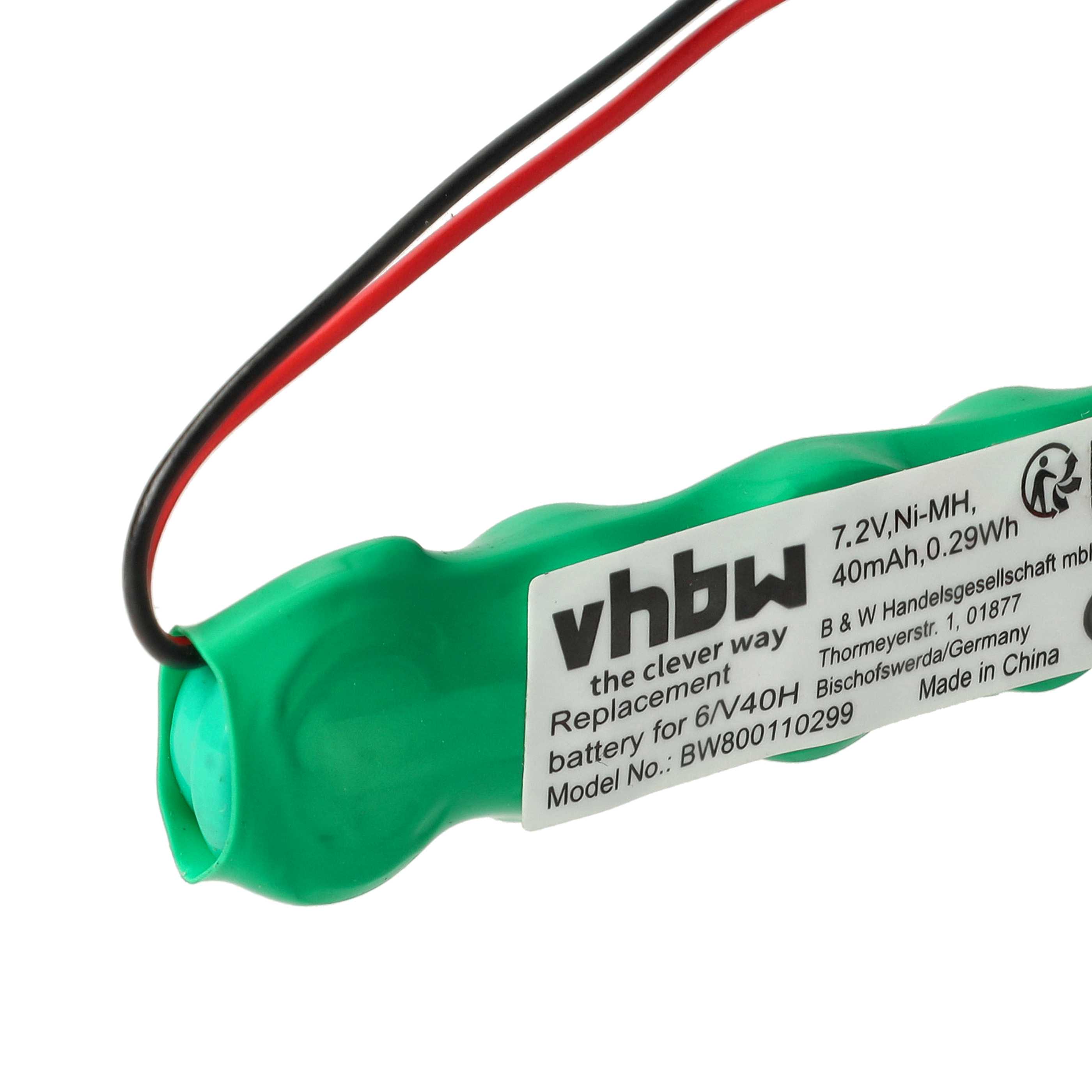 Computer BIOS Battery Replacement for 313-016, 60906, 6/V40H - 40 mAh 7.2 V NiMH