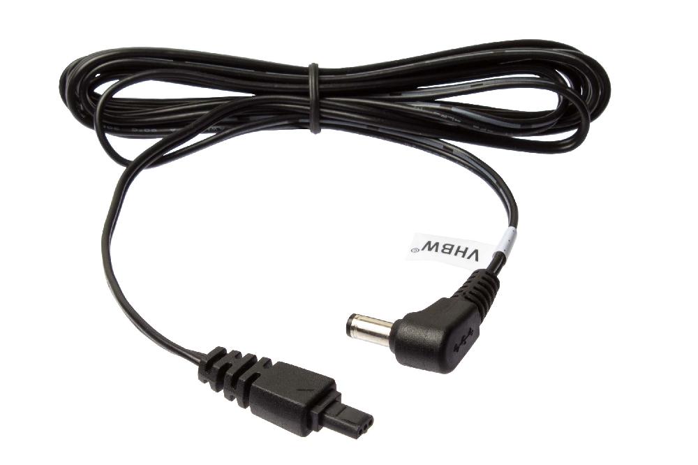 vhbw Cable de alimentación compatible con Panasonic HDC-TM350 cámaras, videocámaras - 100 cm negro