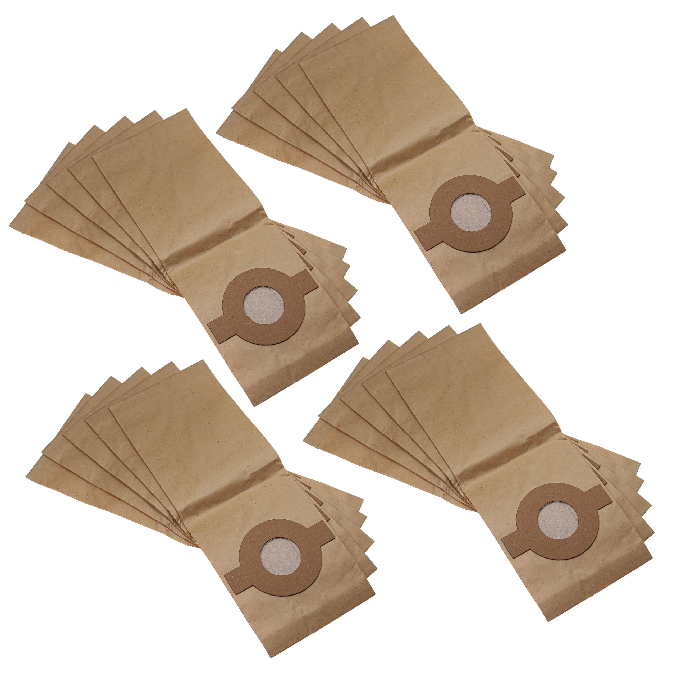 20x Sac remplace Kärcher 6.904-128.1, 6.904-128.0, 4002667013399 pour aspirateur Mio Star - papier
