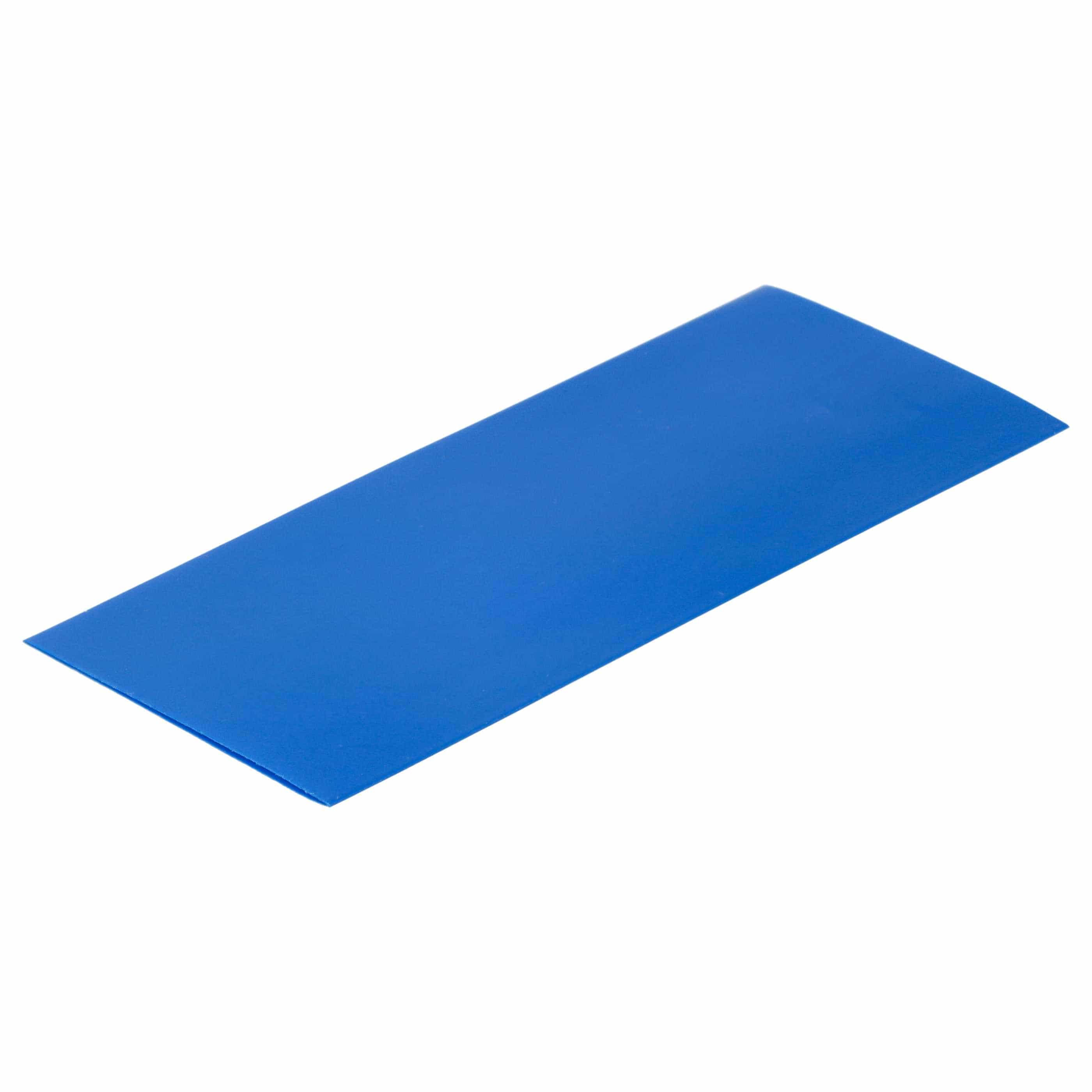 10x tubo termorretráctil compatible con celdas de batería 18650 - Láminas retráctiles azul