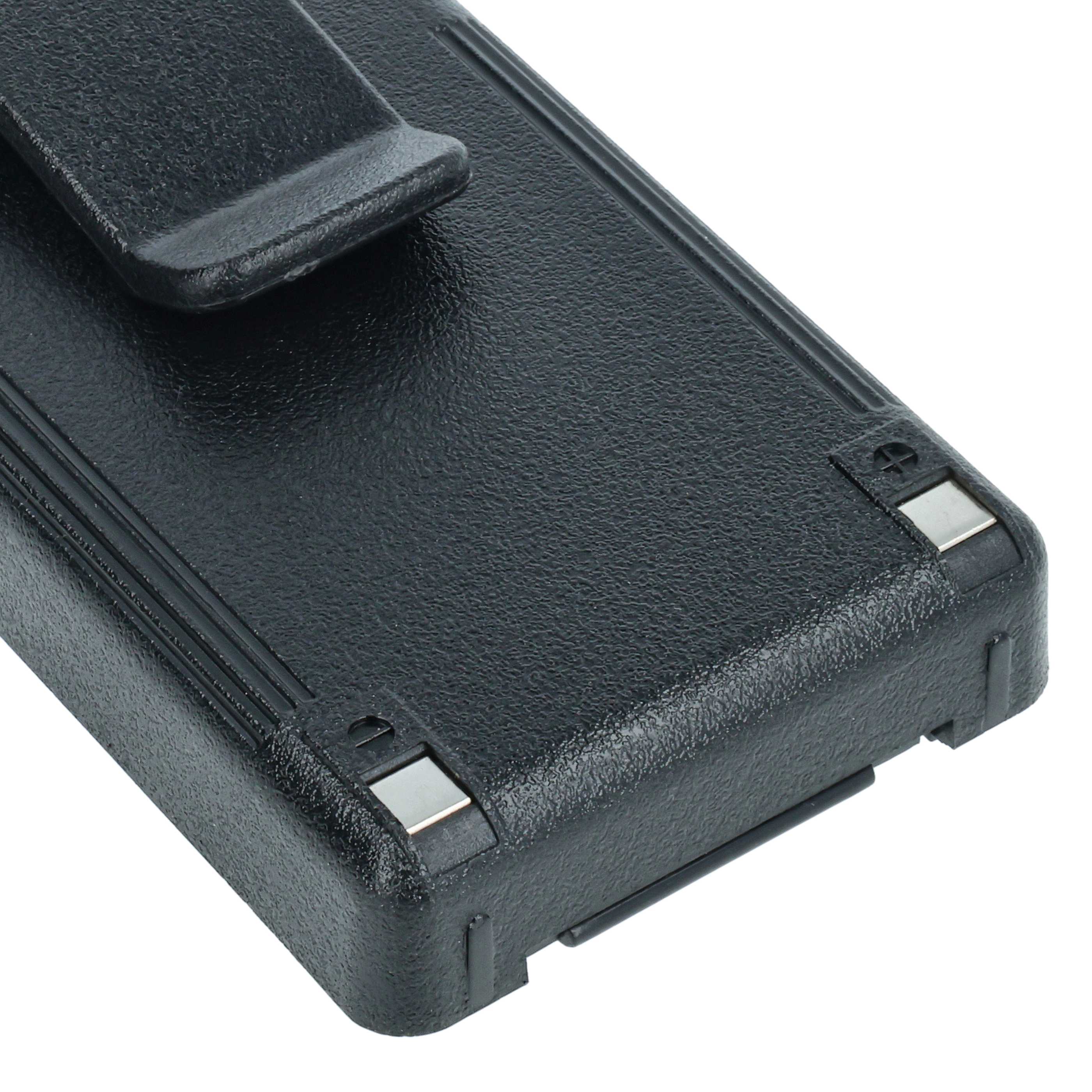 Radio 2x Battery replaces Icom BP-195, BP-196H, BP-196, BP-196R - 1650 mAh 9.6 V NiMH + Belt Clip