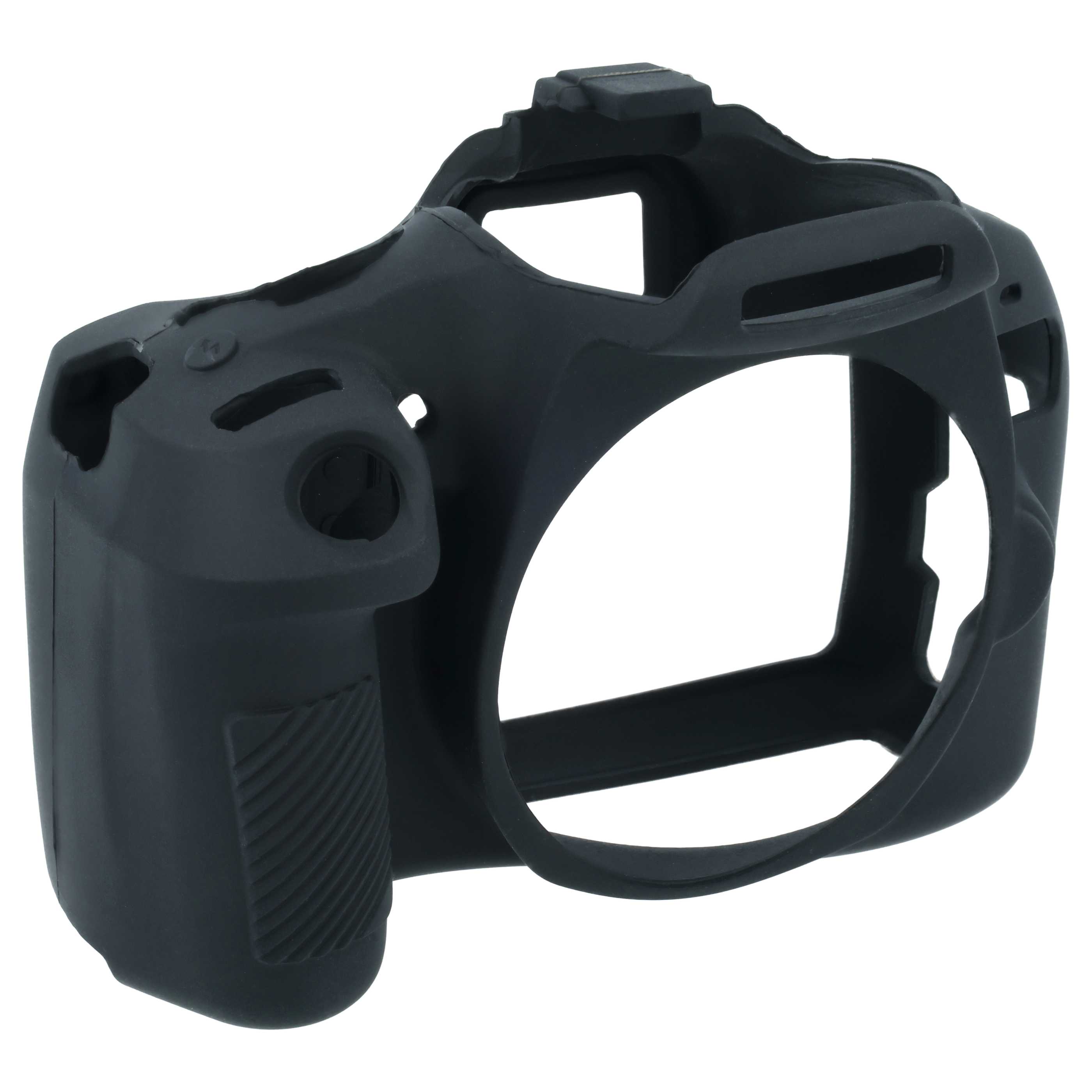 Case suitable for Canon EOS Kiss X80 Camera - Silicone, Black