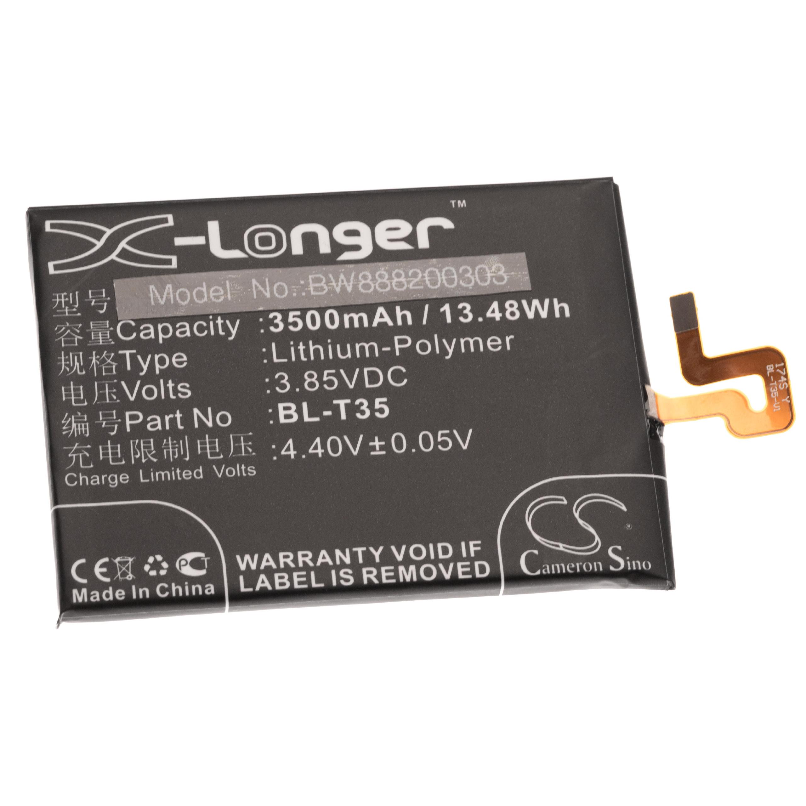 Mobile Phone Battery Replacement for Google EAC63718201, BL-T35 - 3500mAh 3.85V Li-polymer