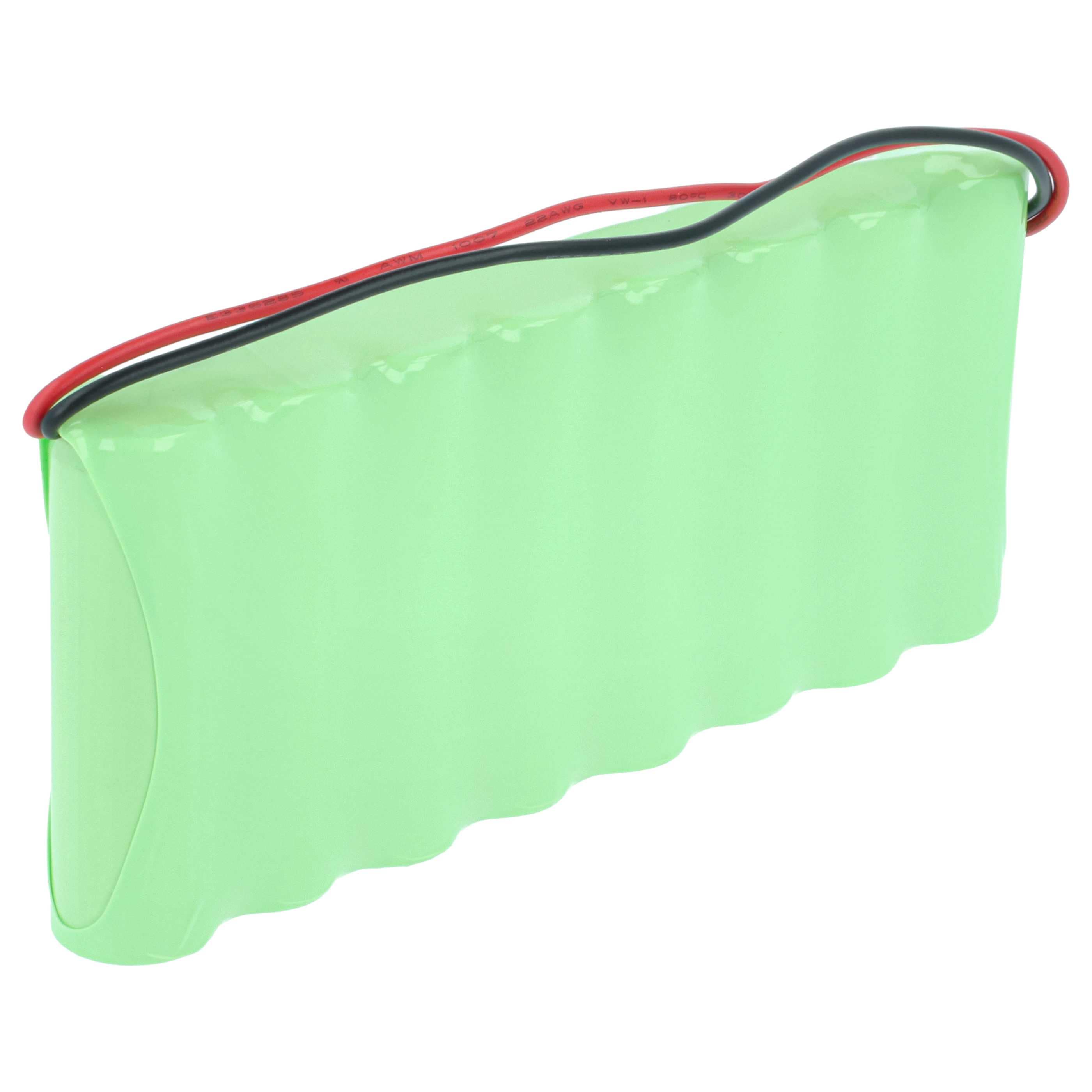 Batterie remplace Visonic 0-9912-G, 100729, 103-300672 pour centrale d'alarme Visonic - 2000mAh 9,6V NiMH