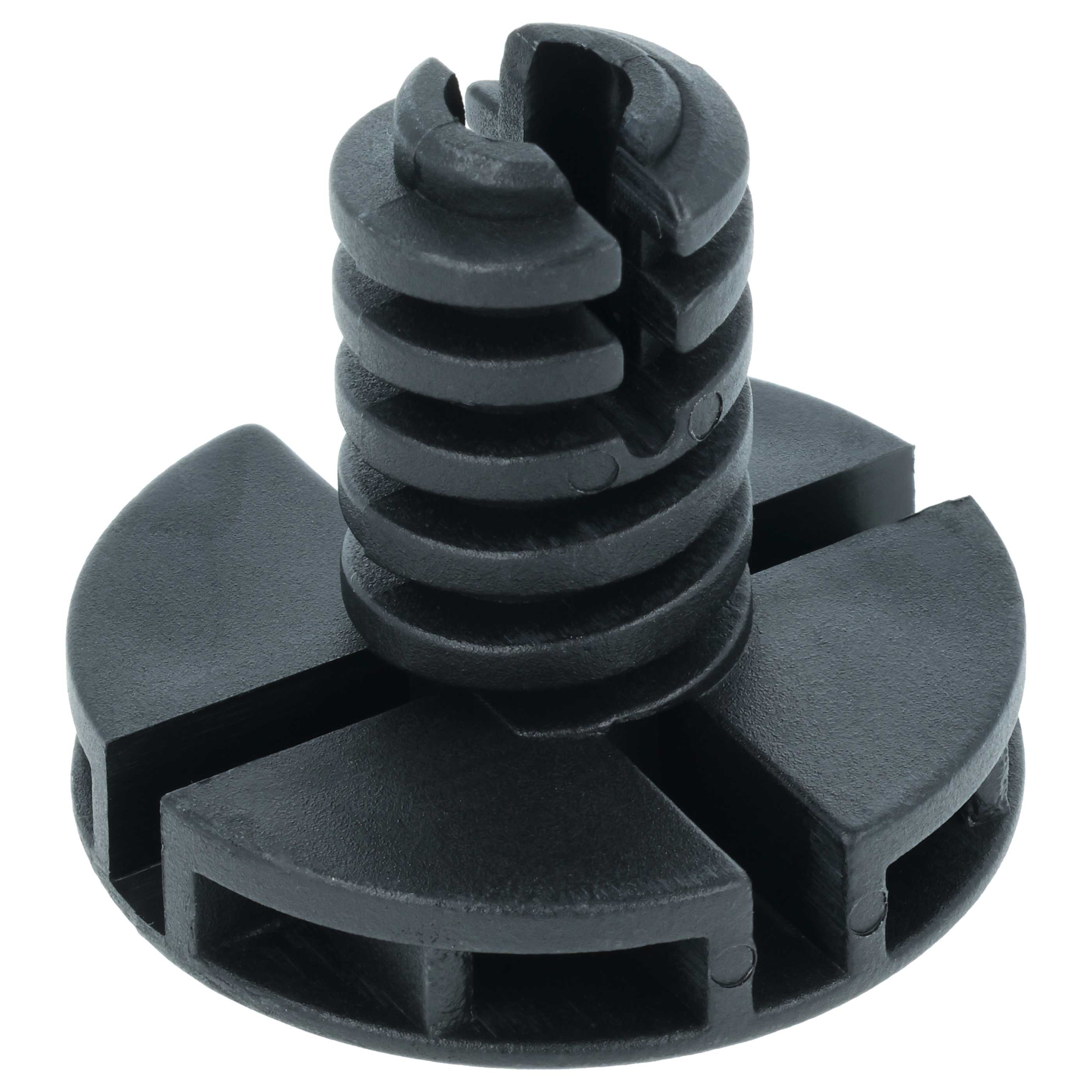 2x Pied réglable remplace AEG 1490004288, 41006470604727 pour sèche-linge, séchoir Zanussi - 3,5 cm, noir