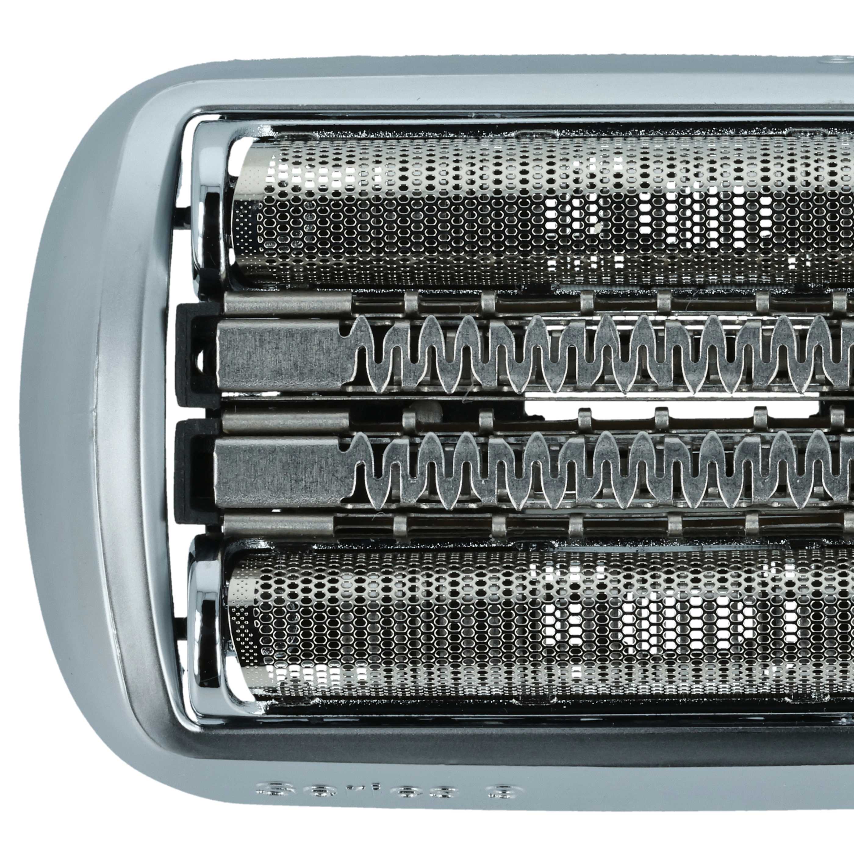 2x cabezales reemplaza Braun 92M para afeitadoras Braun - plata