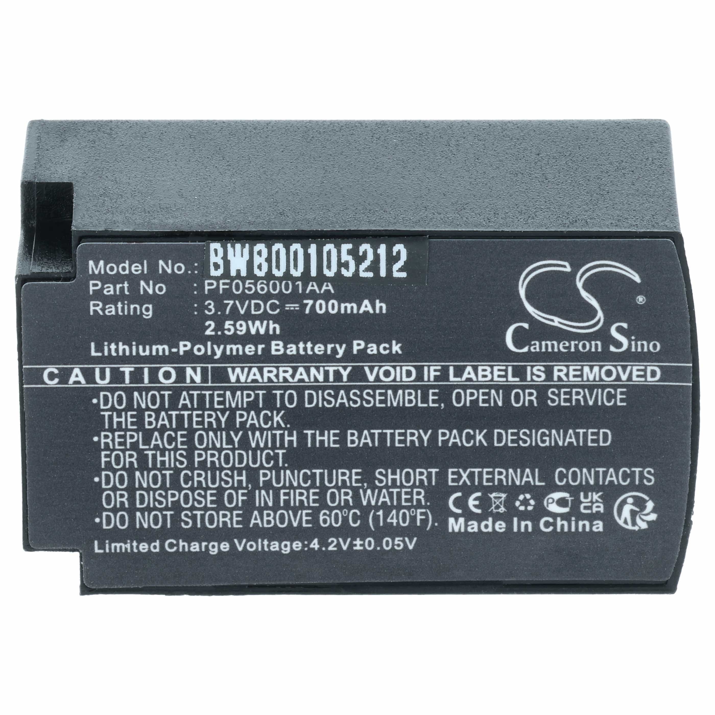 Akumulator do słuchawek bezprzewodowych zamiennik Parrot PF056001AA - 700 mAh 3,7 V LiPo