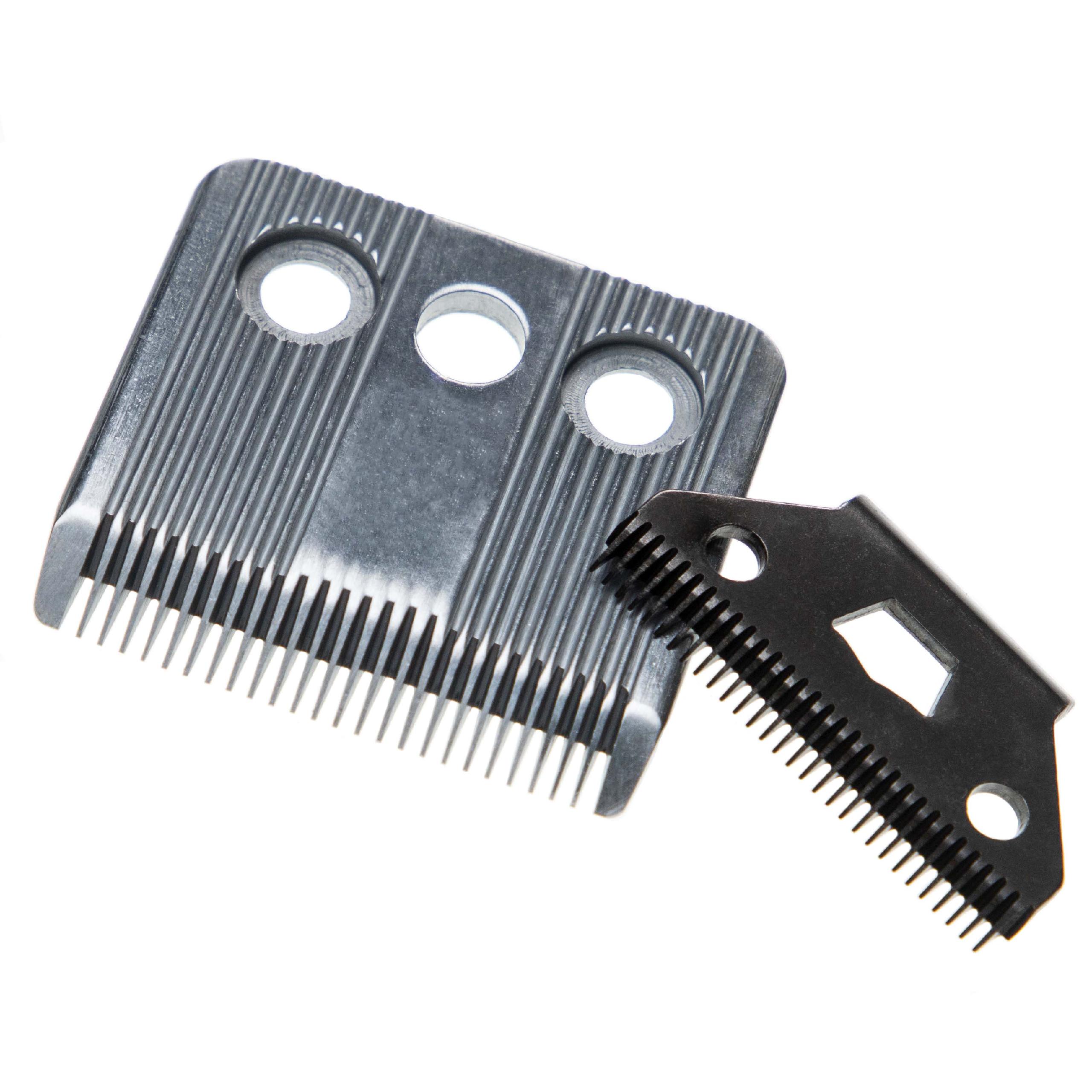 vhbw Cutting Set 2x Blade Replacement for Moser 1401-7600 for Hair Clippers