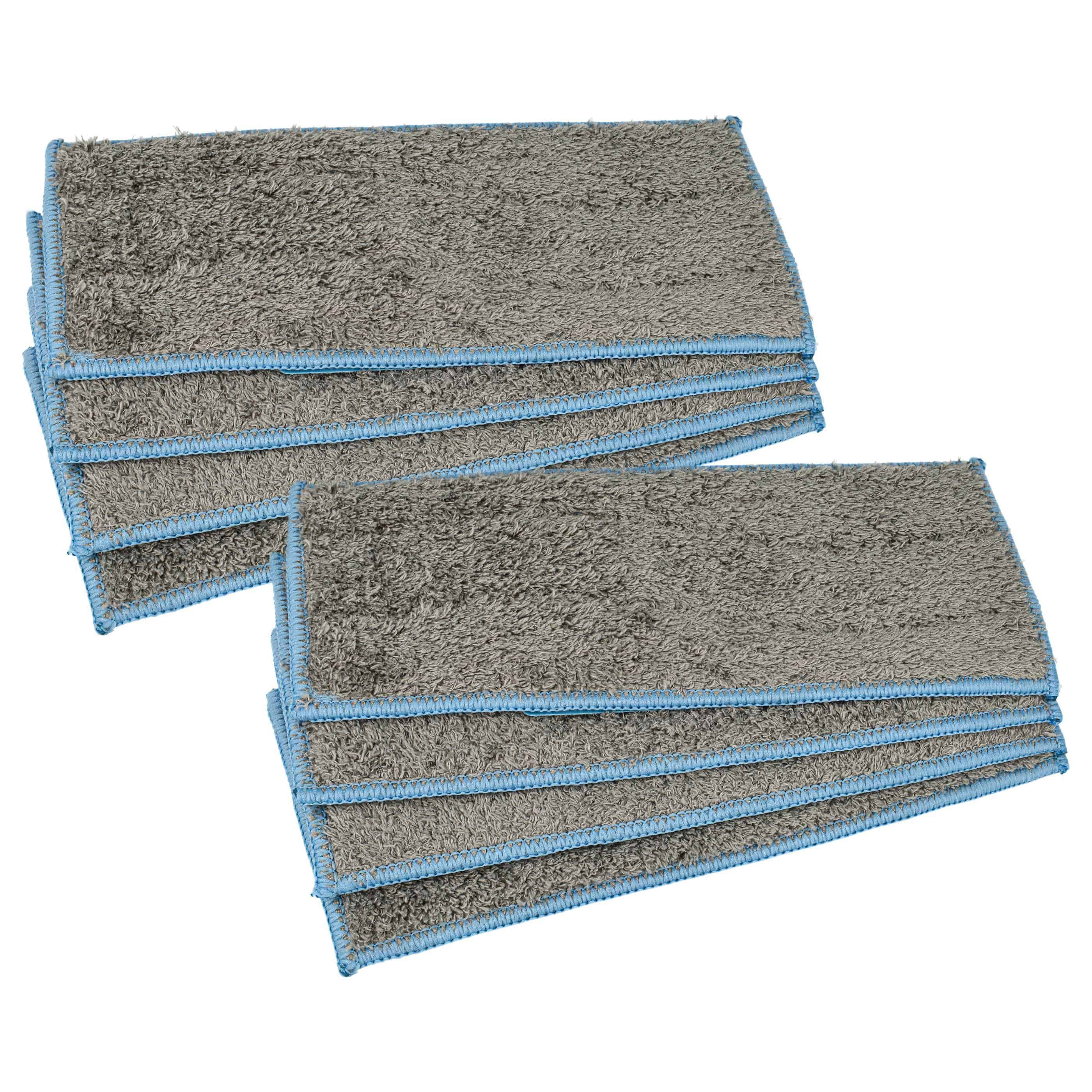 Cleaning Cloth Set (8 Part) suitable for iRobot Braava Jet M6, M6134 Robot Vacuum - plastic