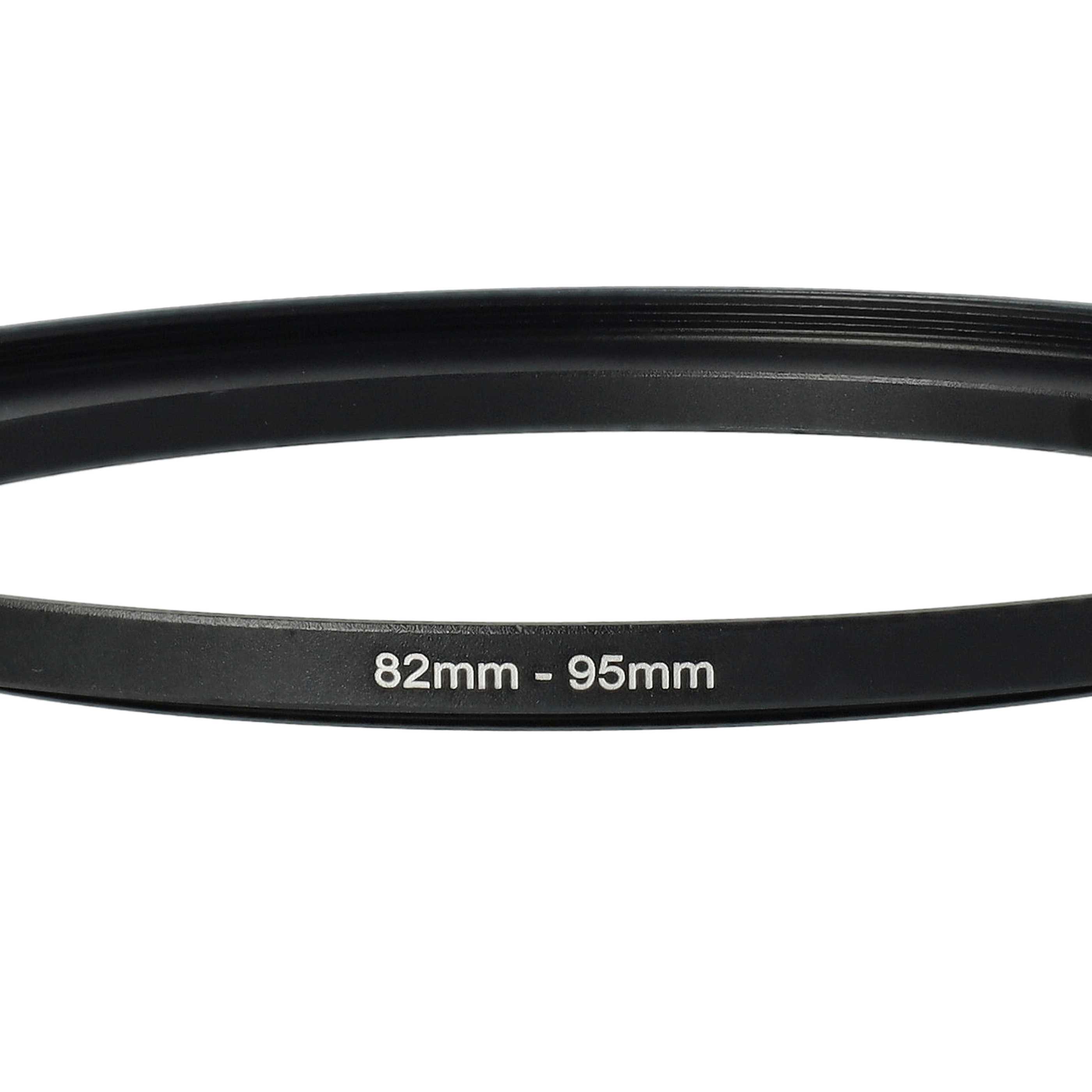 Step-Up-Ring Adapter 82 mm auf 95 mm passend für diverse Kamera-Objektive - Filteradapter