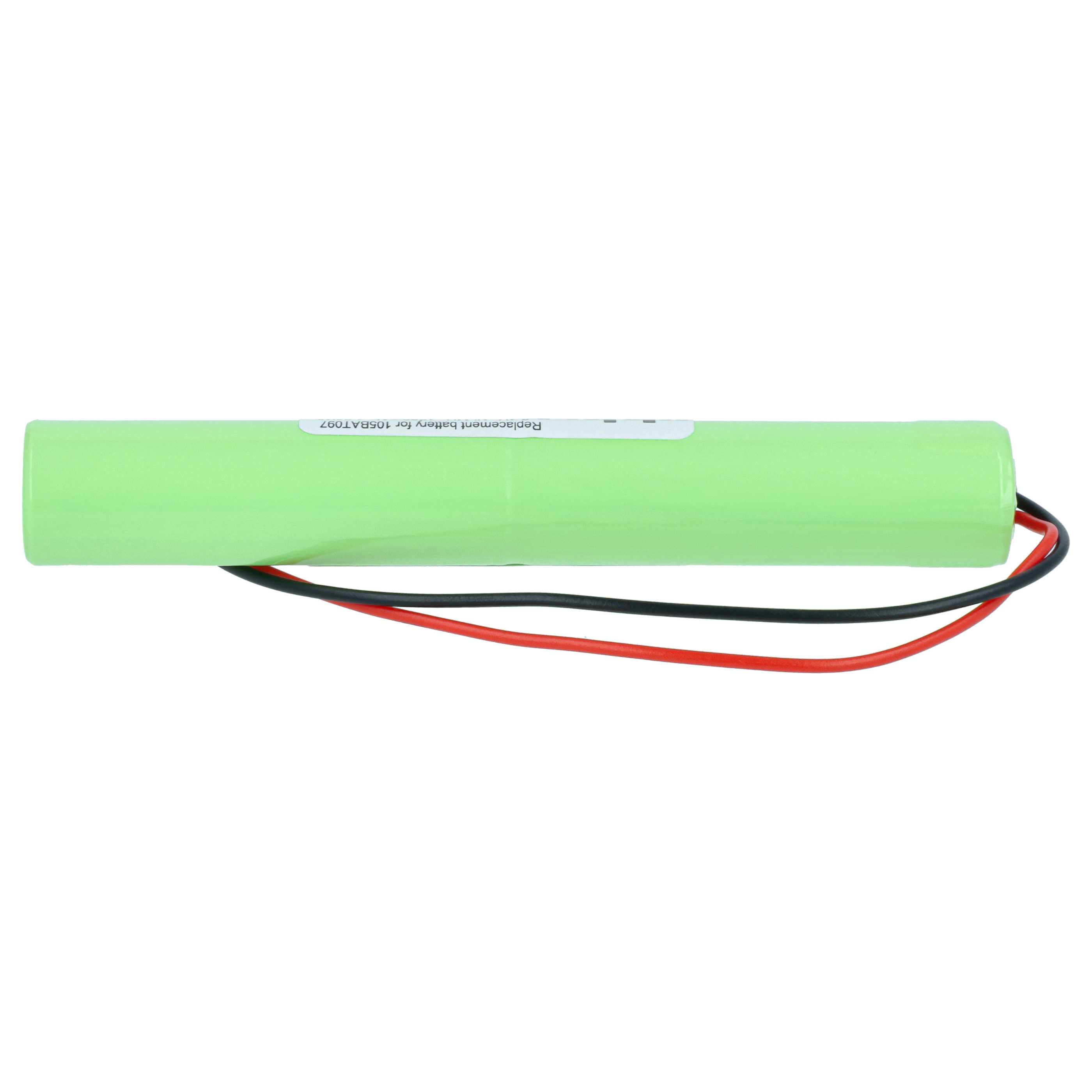 Emergency Light Battery replaces Kaufel 105BAT091 (Ni-Cd), 105BAT097 - 1700 mAh 2.4 V NiMH + cable