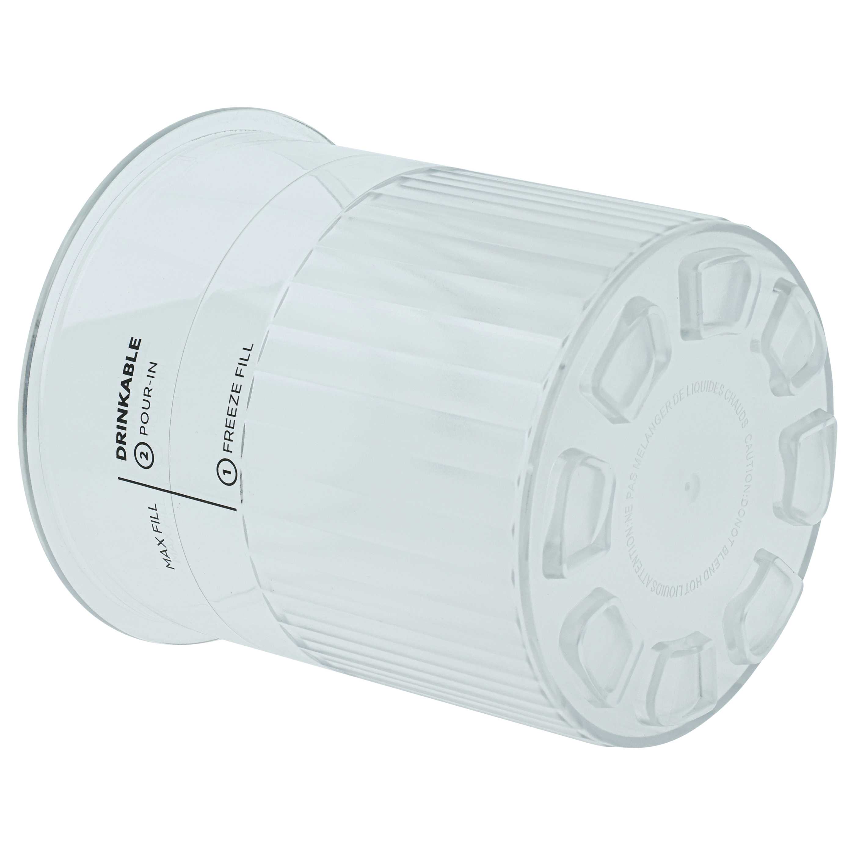 4x 680 ml Pojemniki do maszyny do lodów Ninja CREAMI NC500, NC501 - wolne od BPA