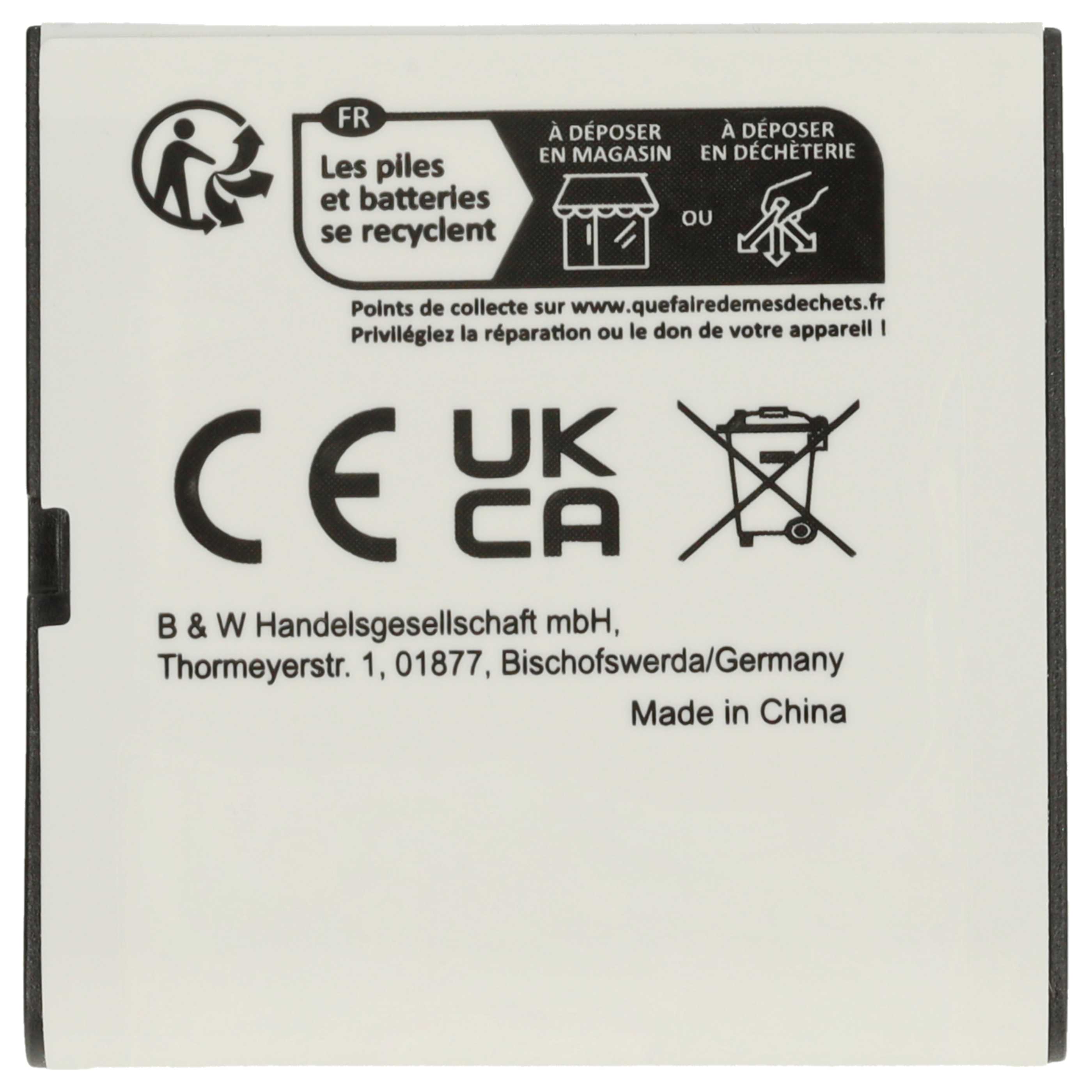 3x Battery replaces BenQ NP-40DBA, NP-40, NP-40DCA - 950mAh, 3.6V, Li-Ion