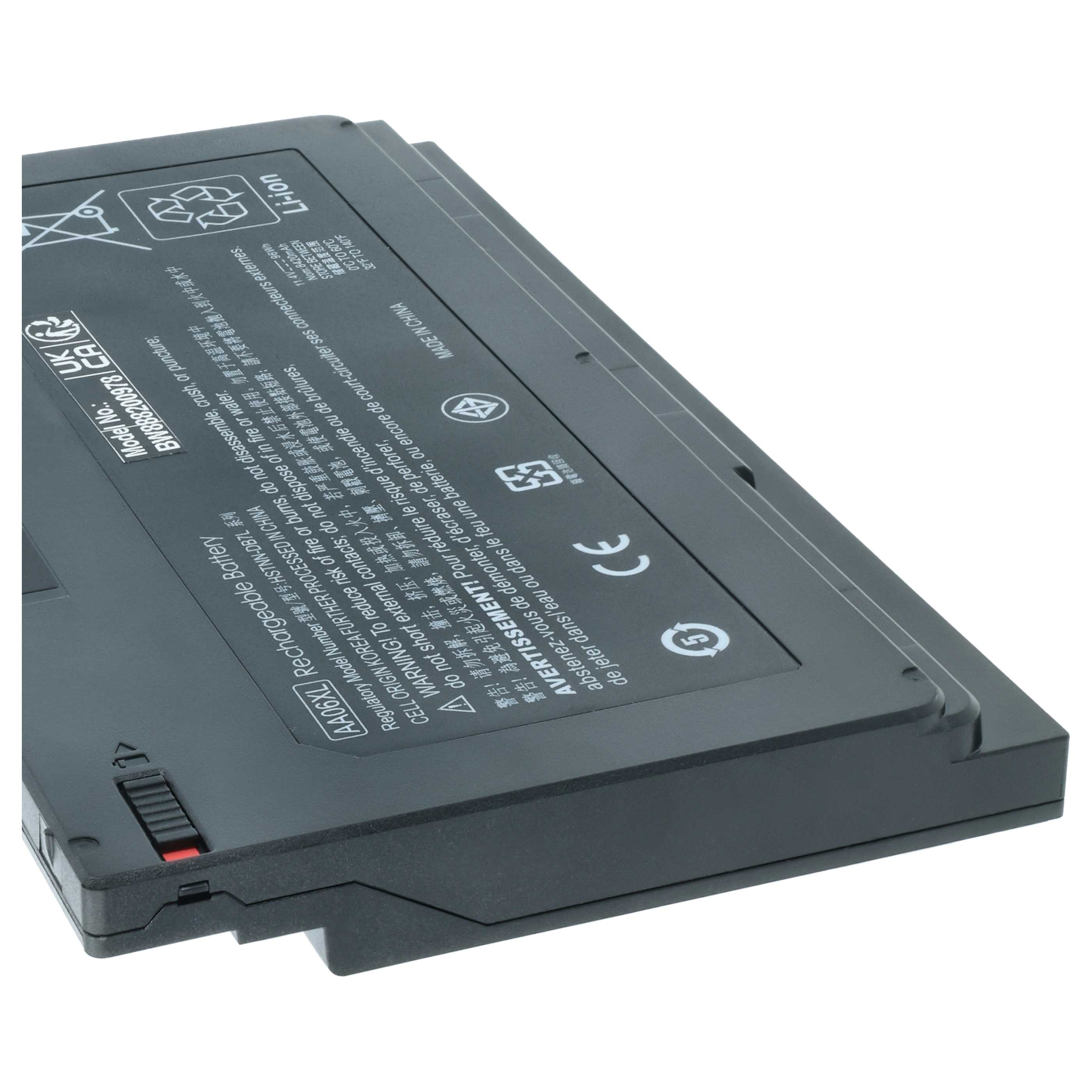 Akumulator do laptopa zamiennik HP 852527-221, 852527-242, 852711-850, AA06XL - 8300 mAh 11,4 V Li-Ion, czarny