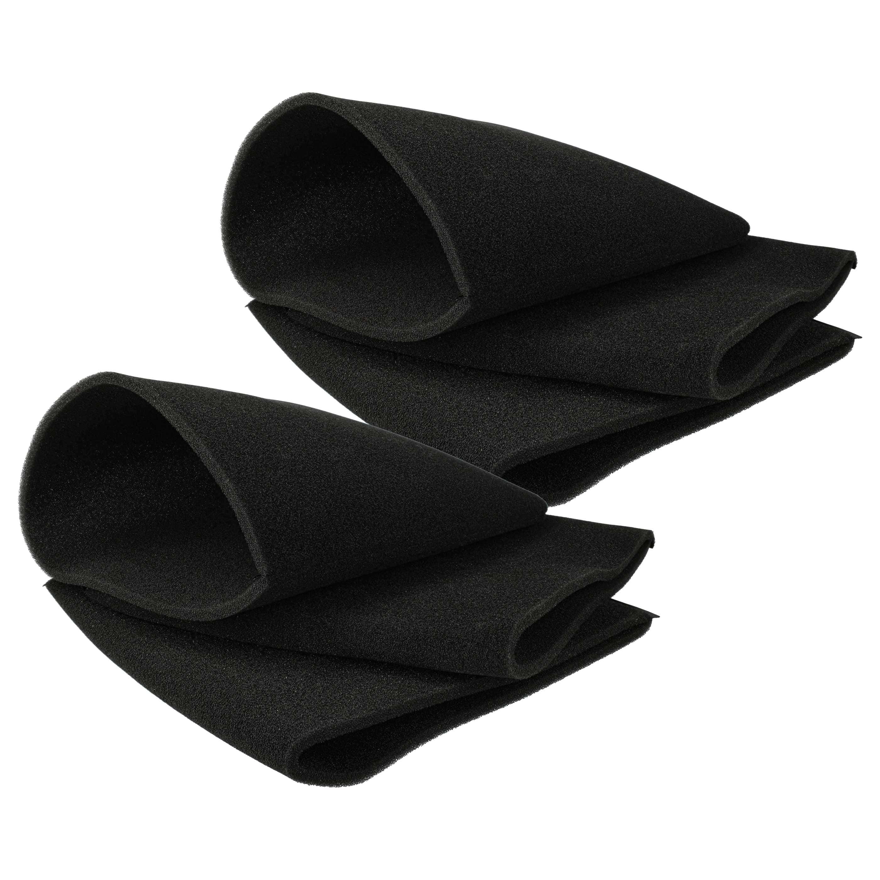 6x foam filter replaces Parkside 30250100 for Parkside Vacuum Cleaner