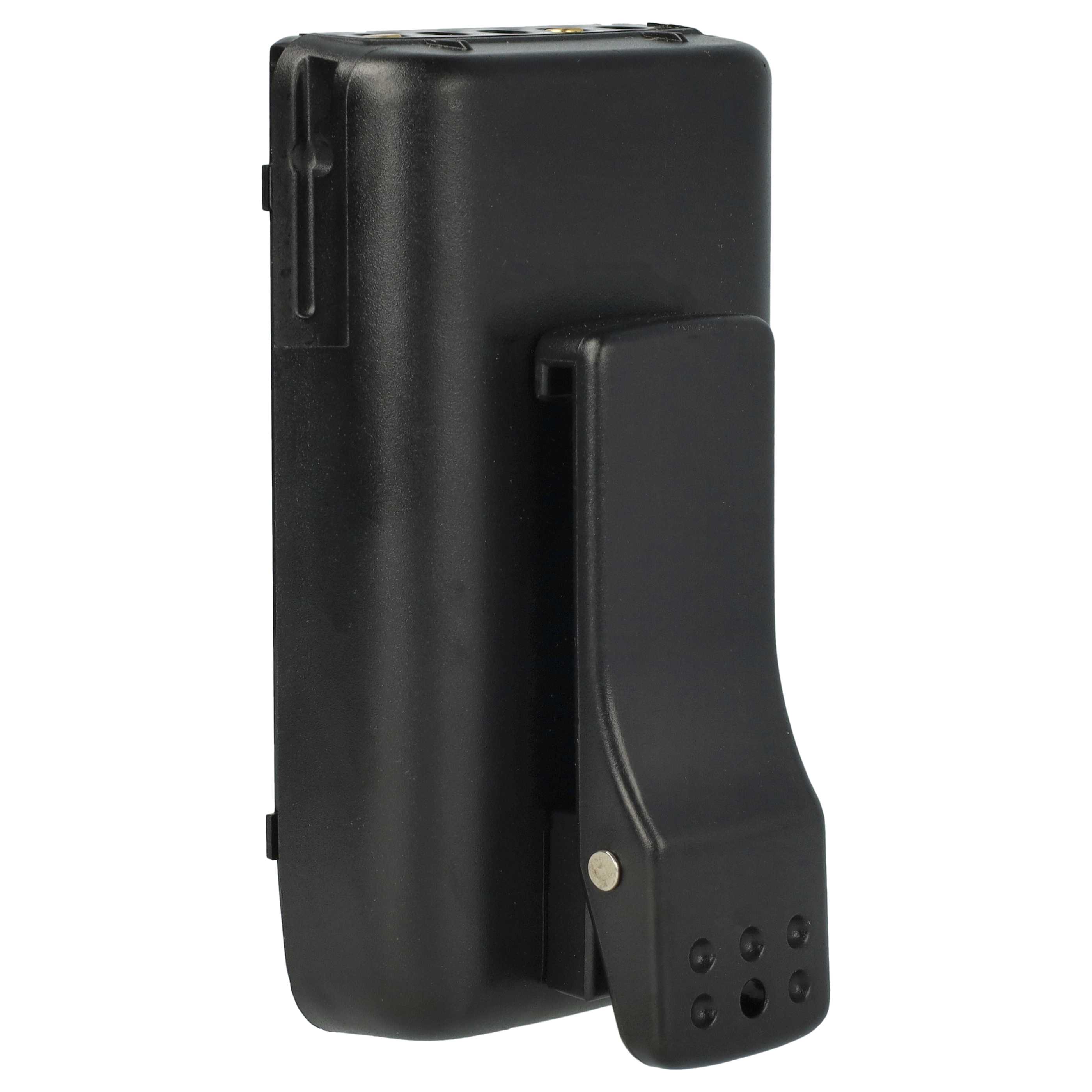 Radio 2x Battery replaces FNB-V47IS, FNB-V49, FNB-47H, FNB-47, FNB-V47 - 2000 mAh 7.2 V NiMH + Belt Clip