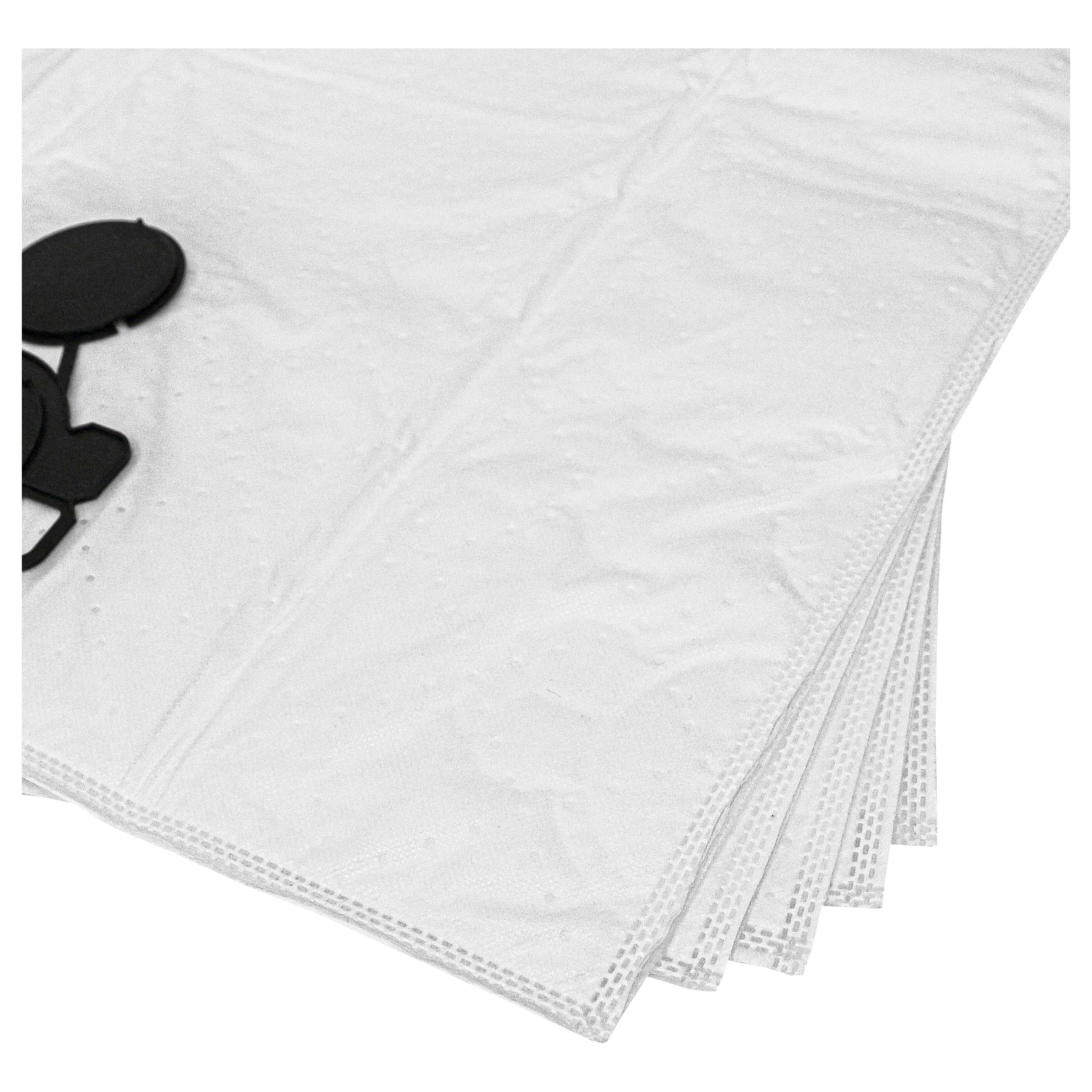 5x Sac remplace Milwaukee 4932352308 pour aspirateur Milwaukee - polyester, microfibre non tissée