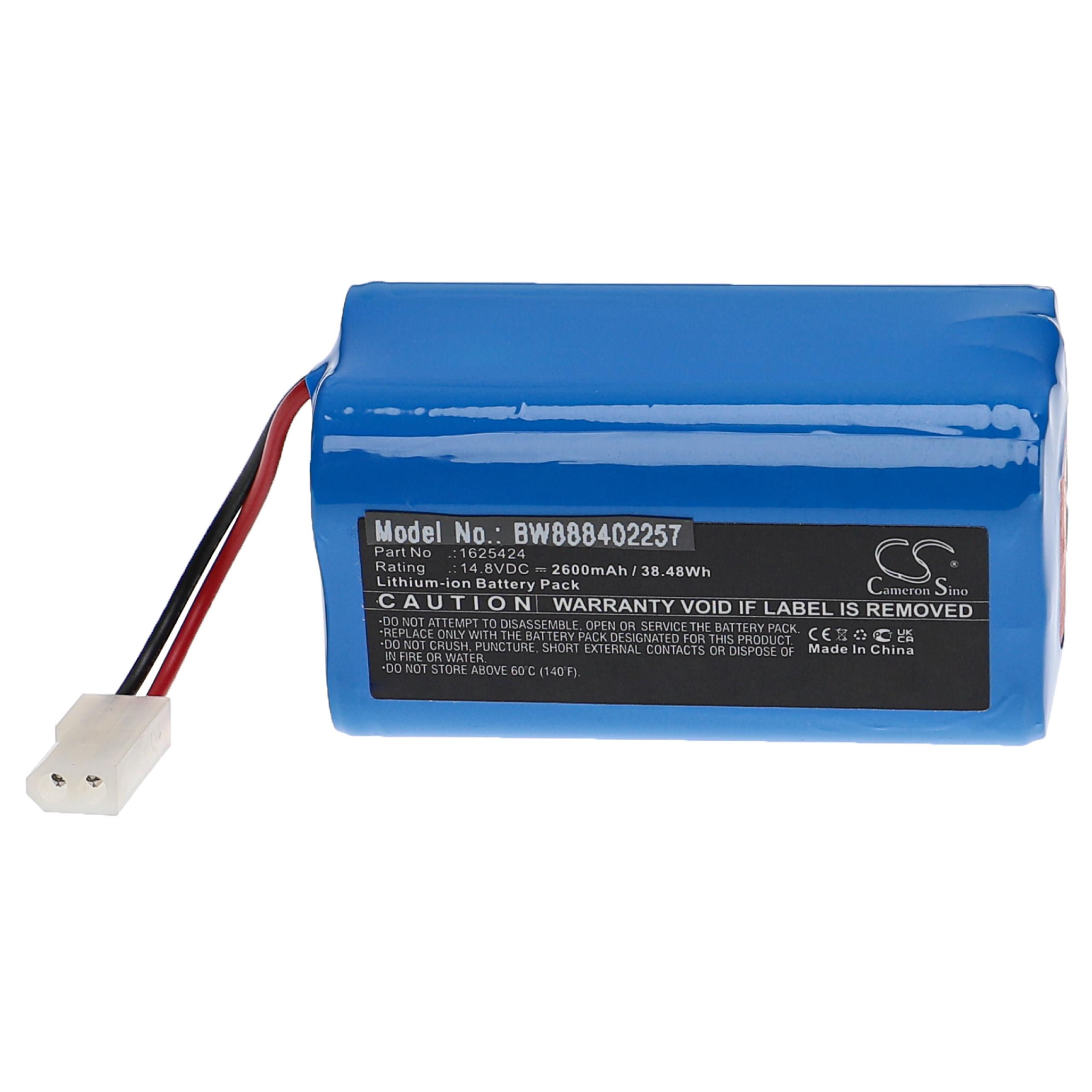 Batteria sostituisce Bissell 1625424 per aspirapolvere Bissell - 2600mAh 14,4V Li-Ion