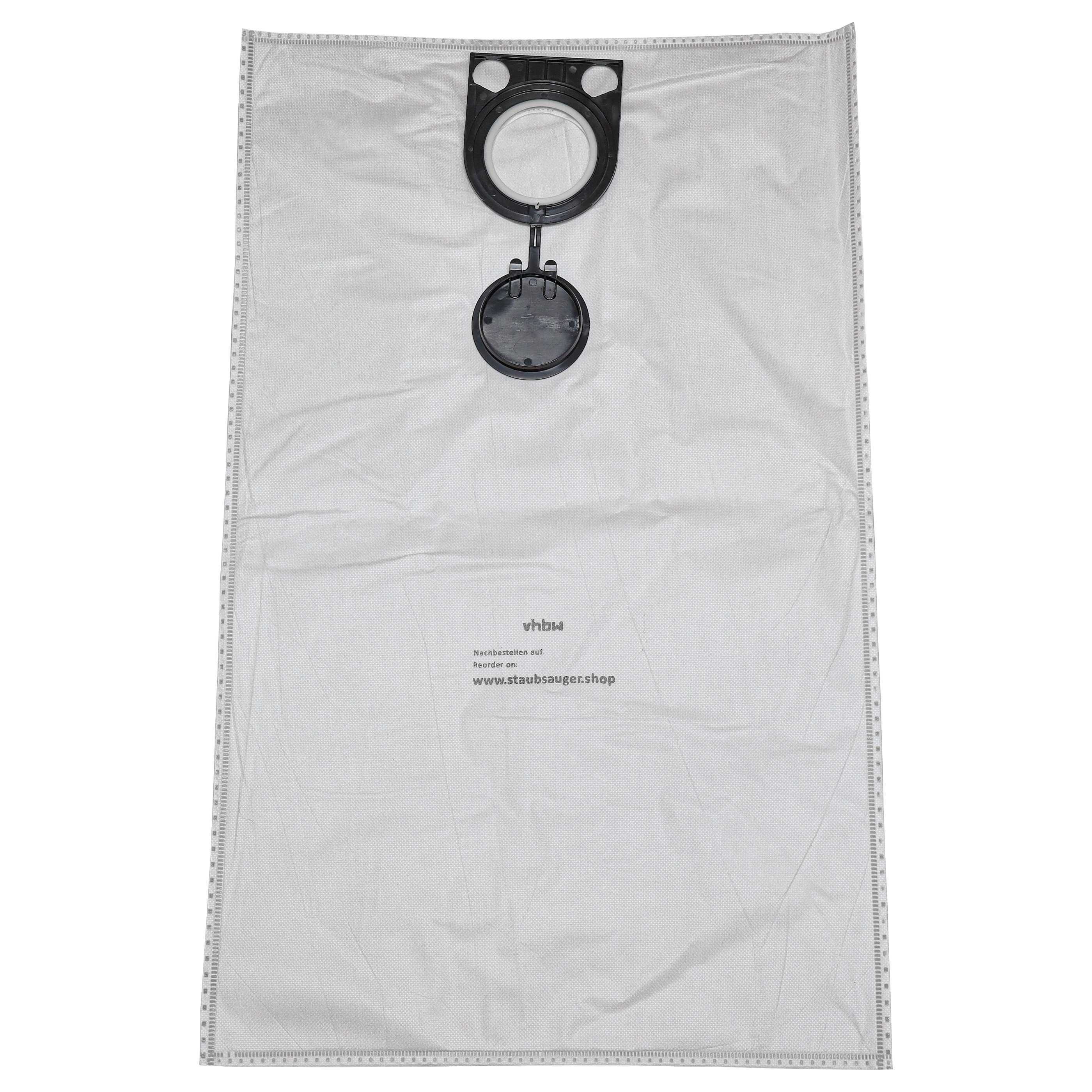 10x Staubsaugerbeutel passend für Bosch GAS 25 L SFC, Eibenstock DSS 25 A, Metabo ASR 25 L SC 